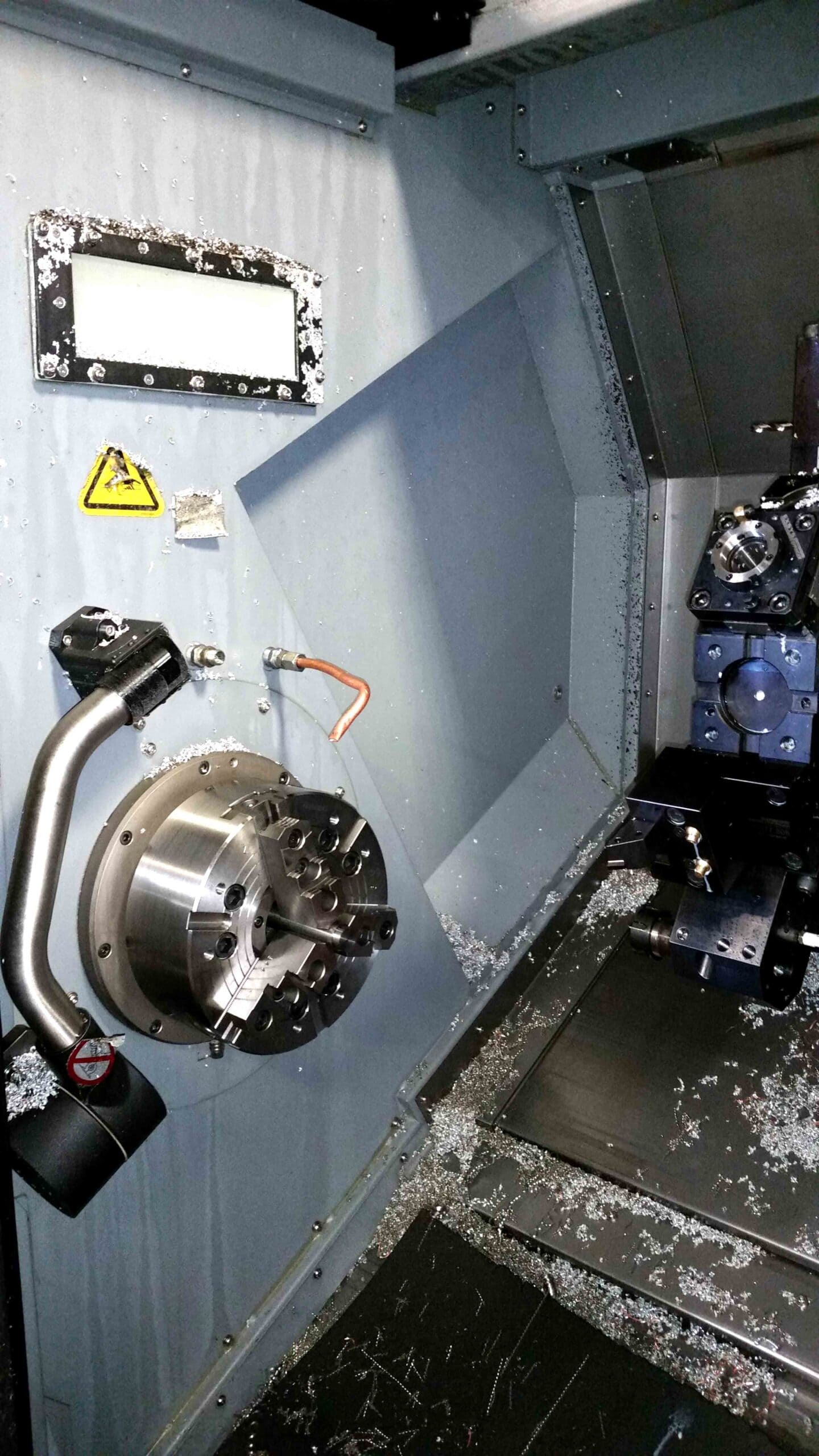 2018 Hurco TMX10MYSi CNC Lathe w/ LNS Quick Load Servo 80 S2 Bar Feeder, Y-Axis, Sub-Spindle, Live Tooling - Image 14