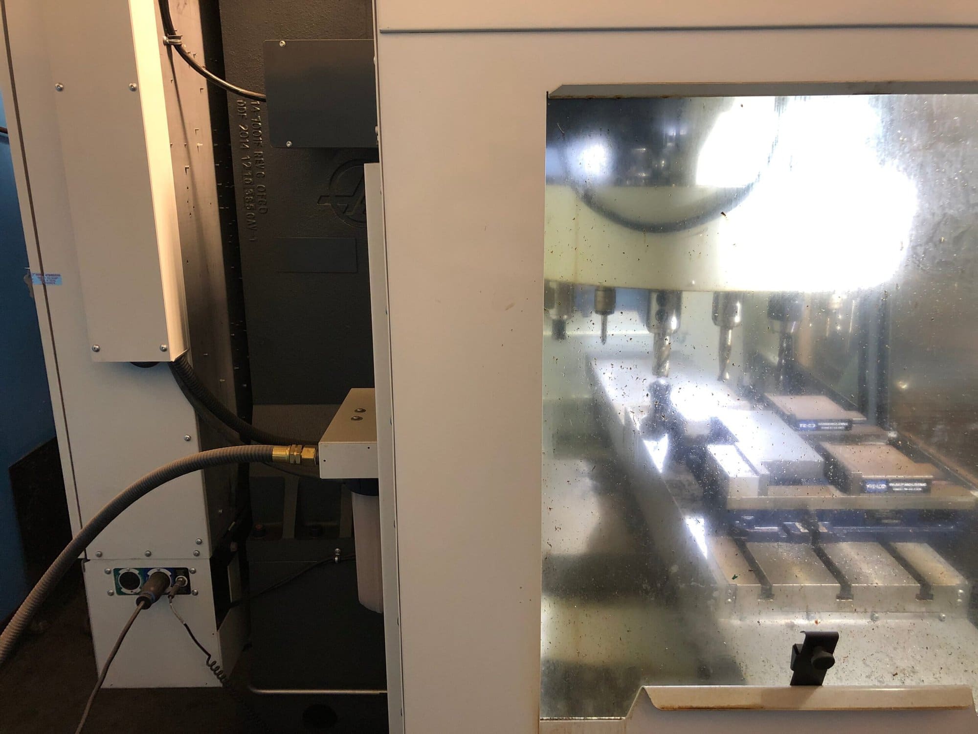 Haas VF-2 VMC, 2015 - WIPS, Under Power, Tooling Included, Video - Image 9