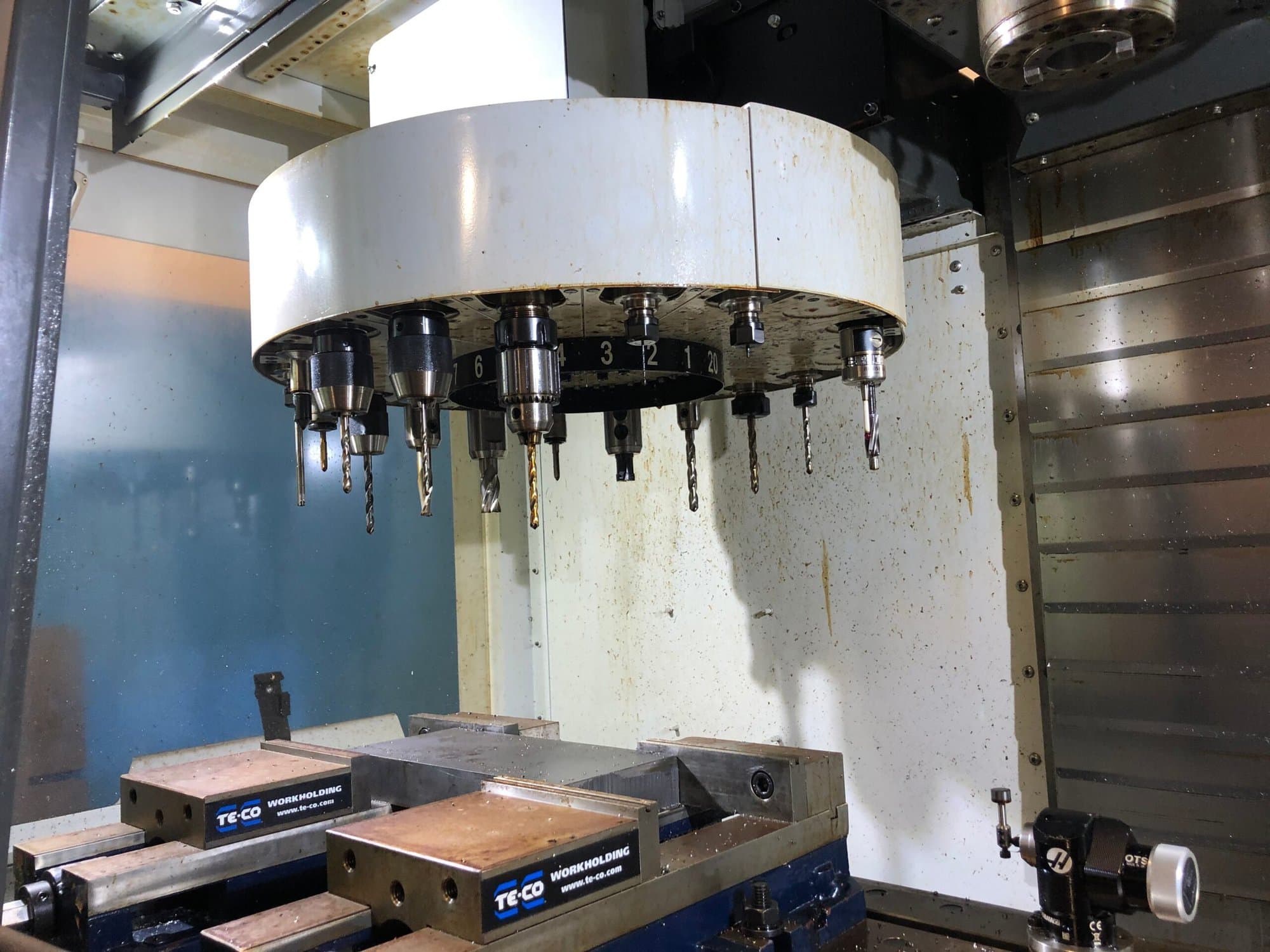 Haas VF-2 VMC, 2015 - WIPS, Under Power, Tooling Included, Video - Image 8