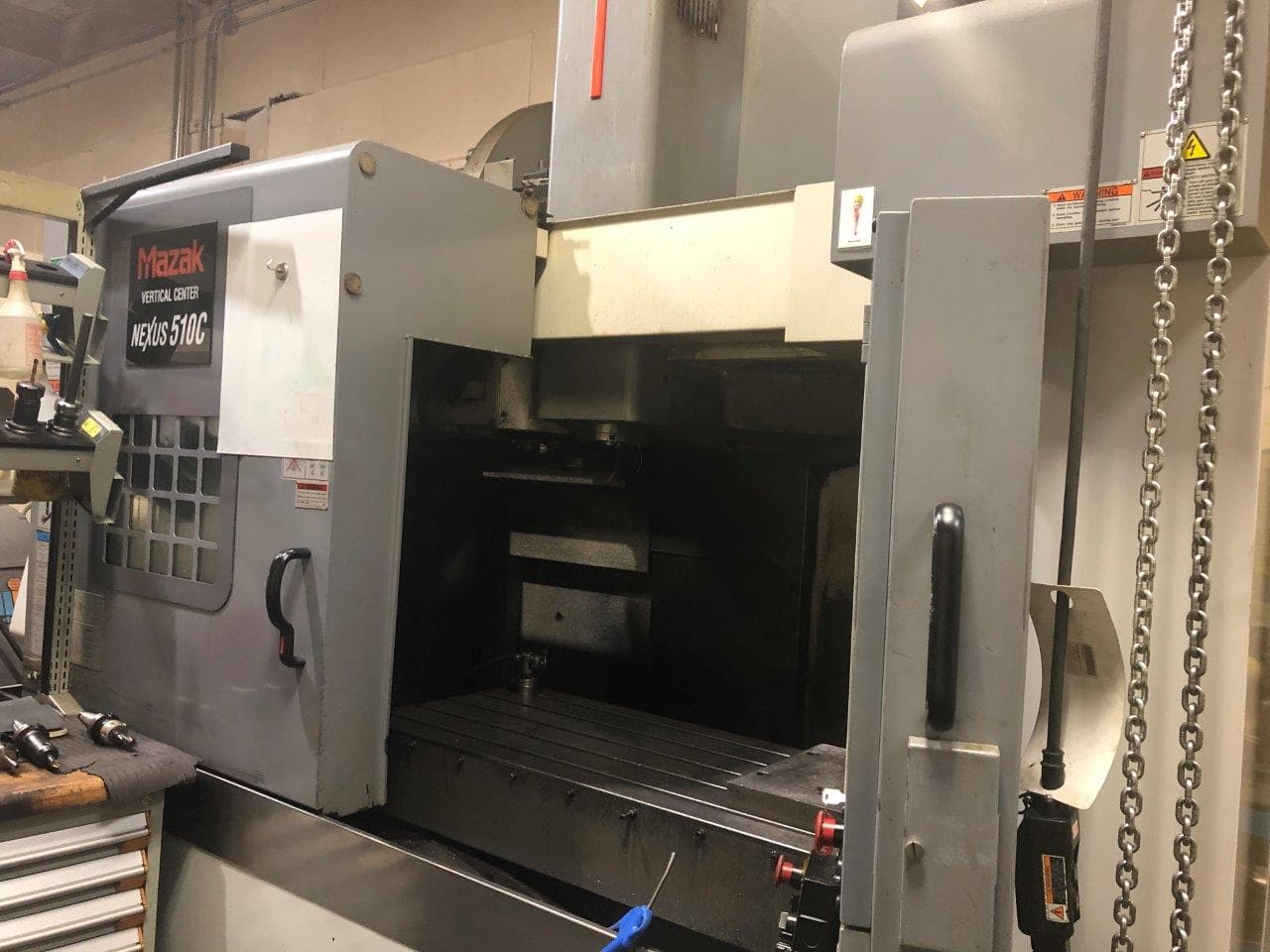 Mazak Nexus VCN 510C, 2003 - Renishaw Probe System, Thru Spindle Coolant, DNC (EIA) - Image 2