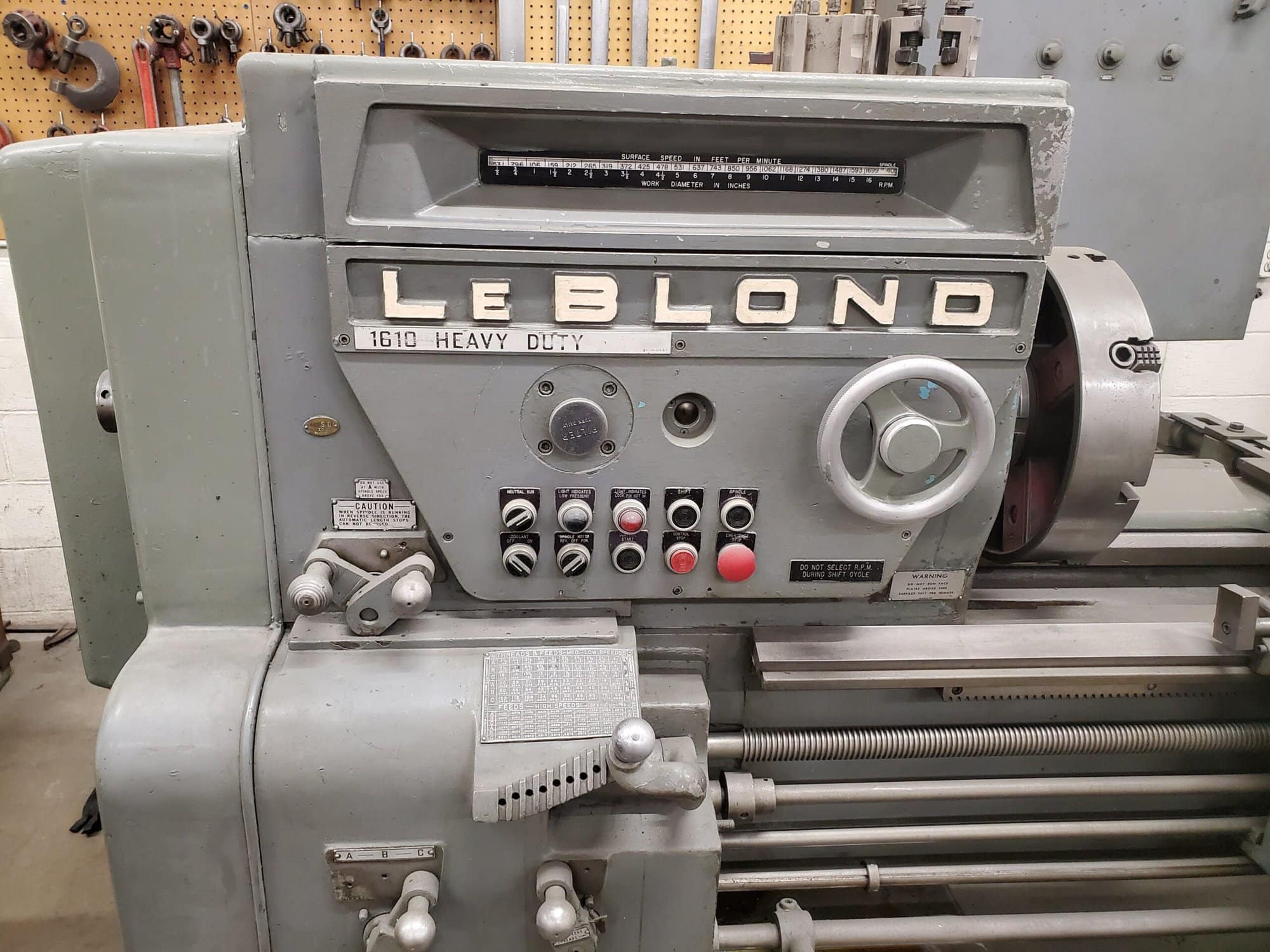 LeBlond 1610 Heavy Duty Engine Lathe - Image 5