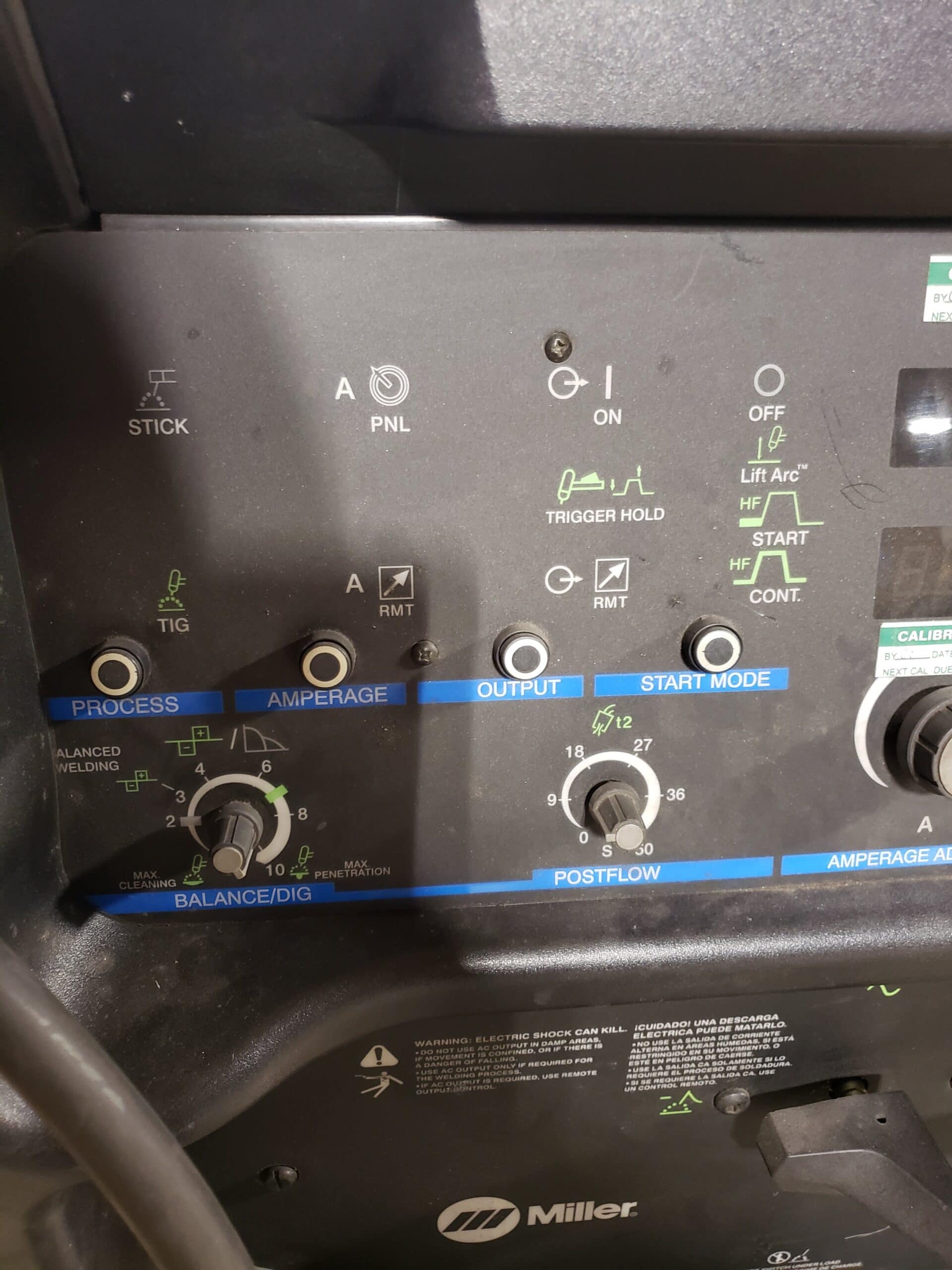 Miller Syncrowave 250 DX Tig Welder, 2006 - Brand New Torch, 25' Line - Image 6
