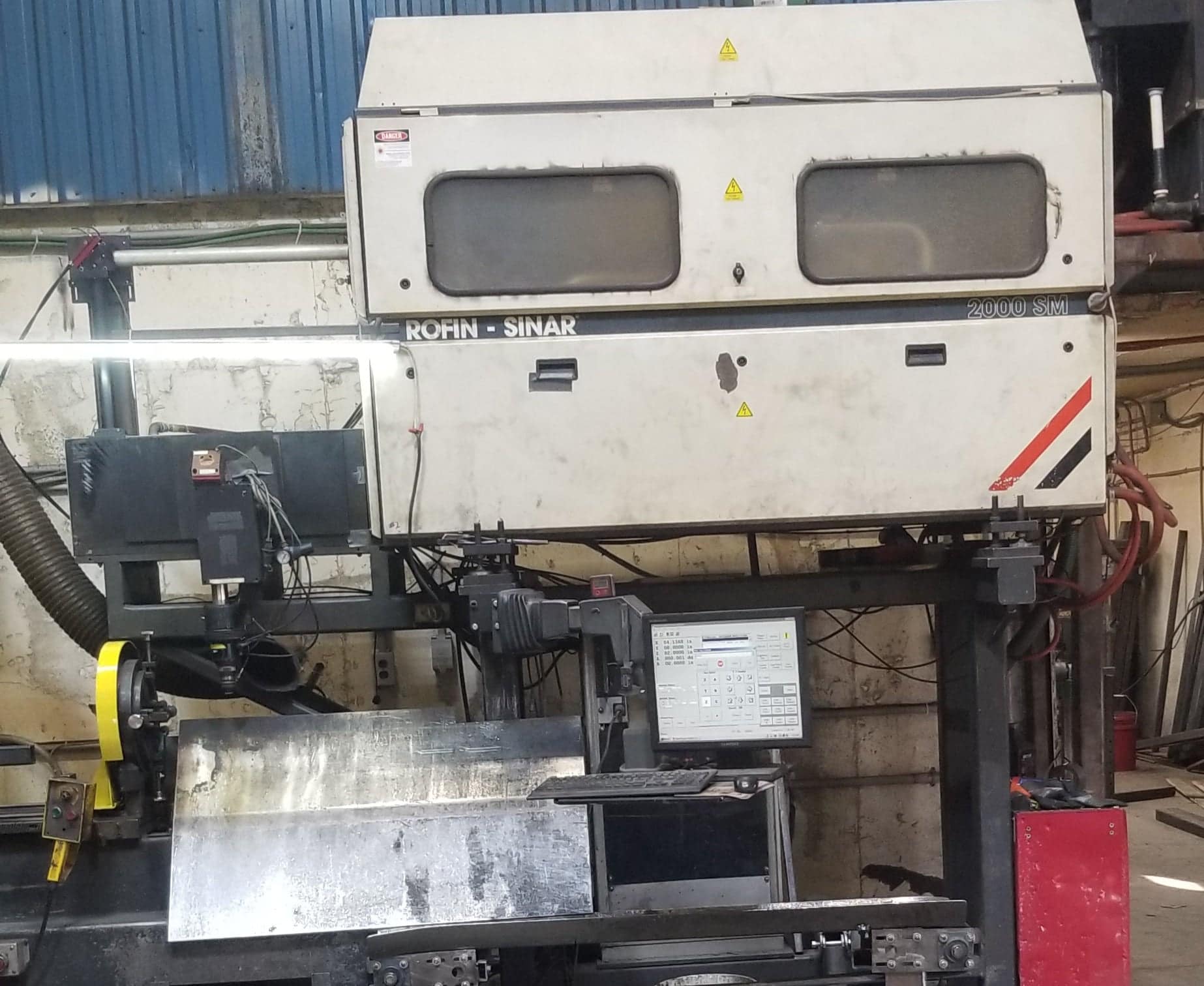 2000 Watt Altamar LT2400 Tube Laser, 2004 - 6” X 24’, Semi-Automatic Bundle Feed Infeed Shuttle - Image 3