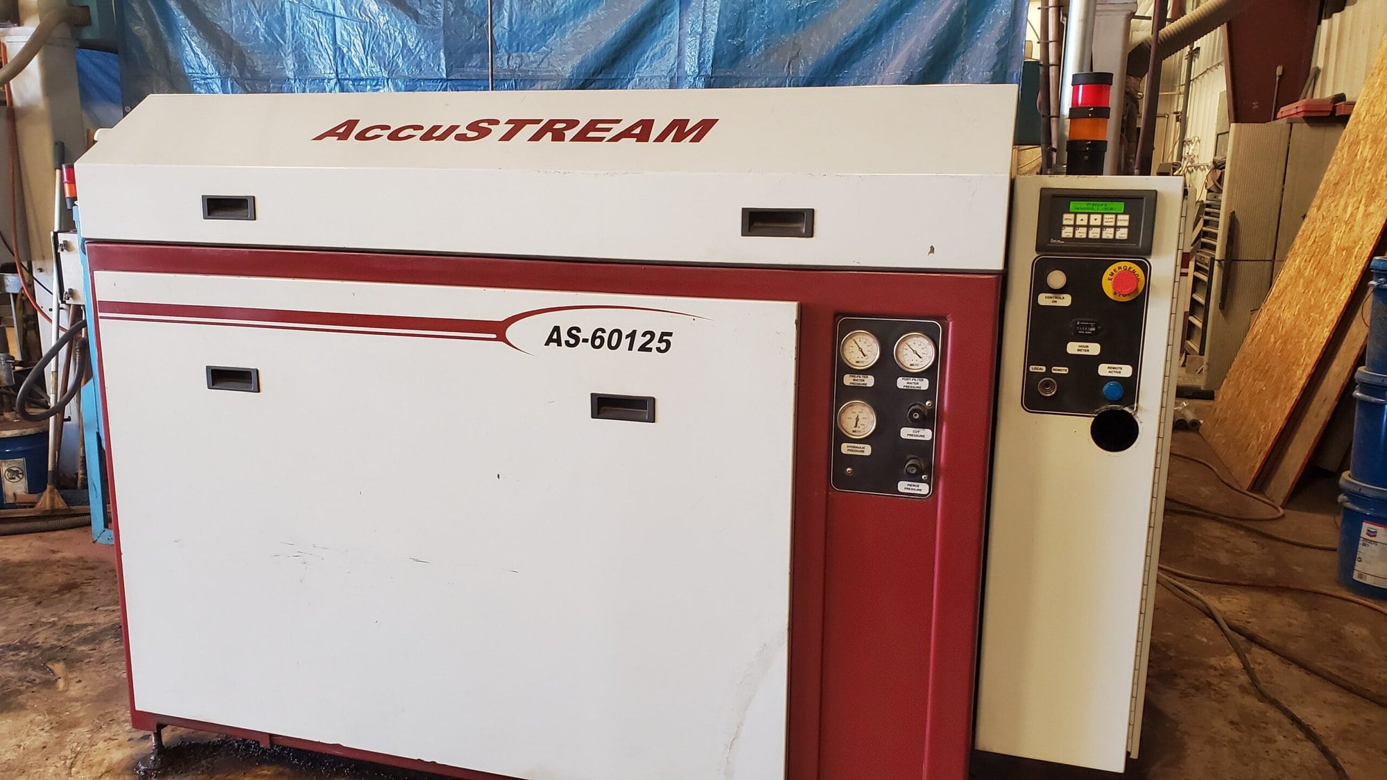 4' x 8' Jet Edge 48 High Rail Waterjet, 2001 - 60,000 PSI - Image 2