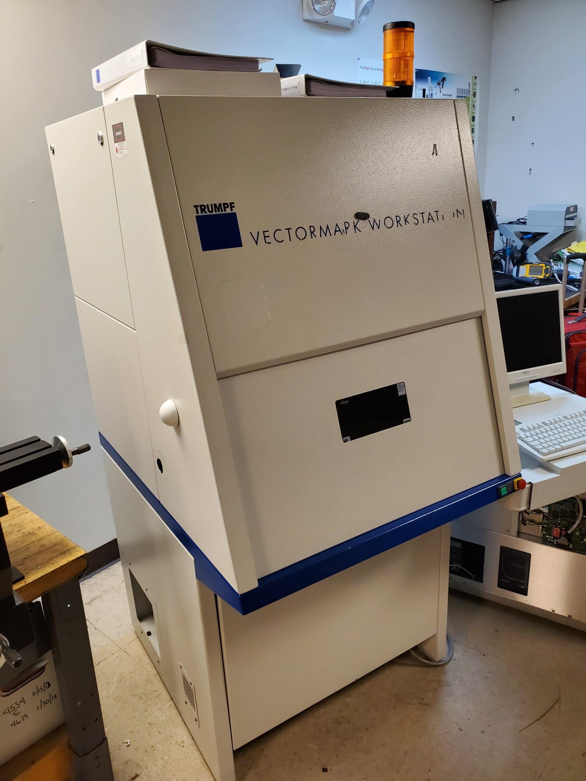 Trumpf Vectormark Compact Laser Marker, 2006- Rotary Axis