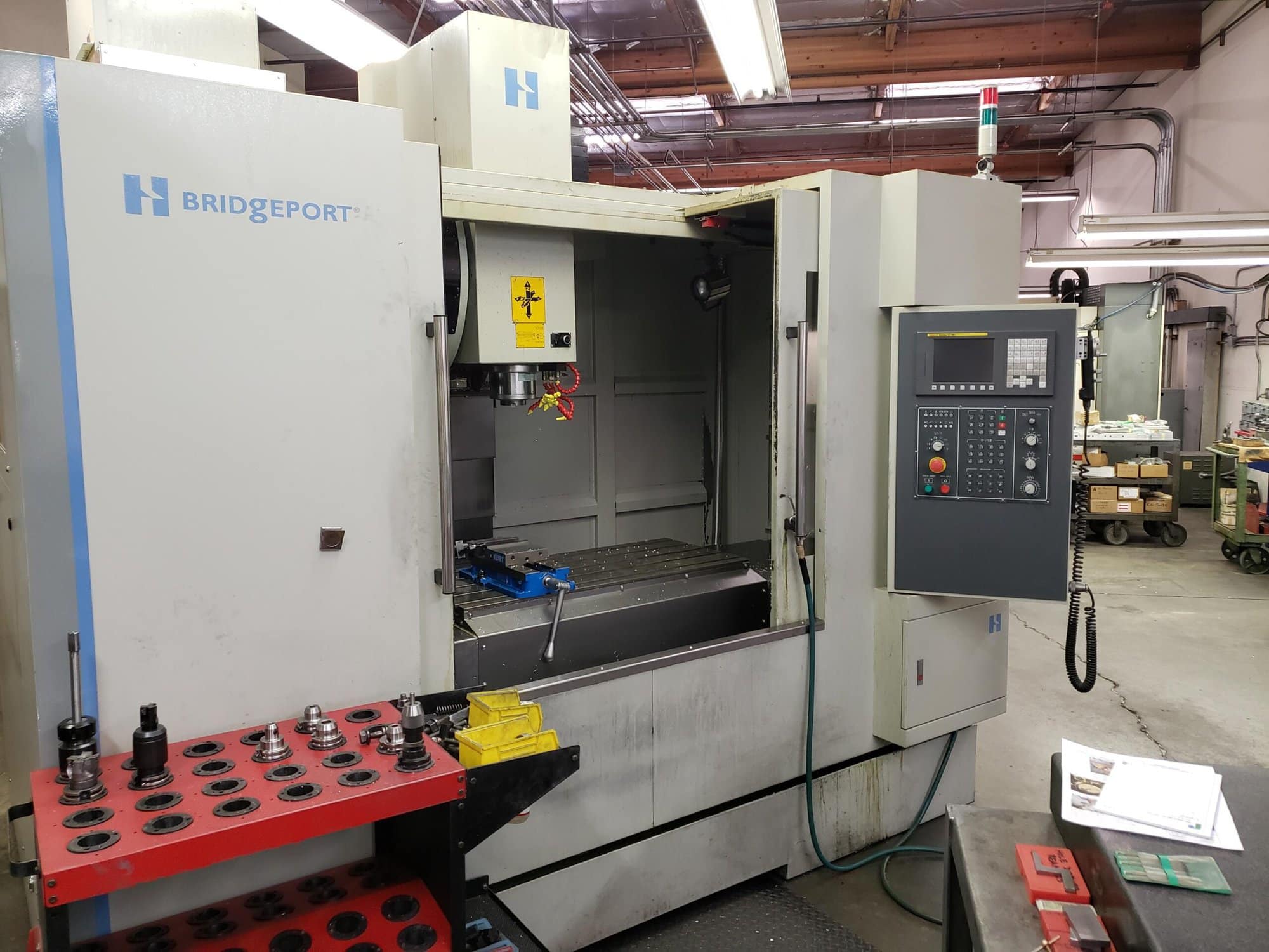 Hardinge Bridgeport XV100 CNC VMC, 2007 - Fanuc Series Oi-MC Control - Image 3