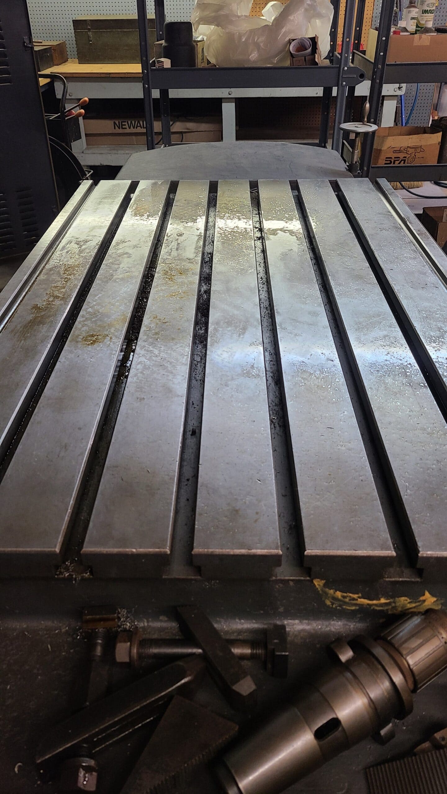 Burkhardt Jigbore, 1957 - Heidenhein 3 Axis DRO, 36” X 48” Table, Like New - Image 5