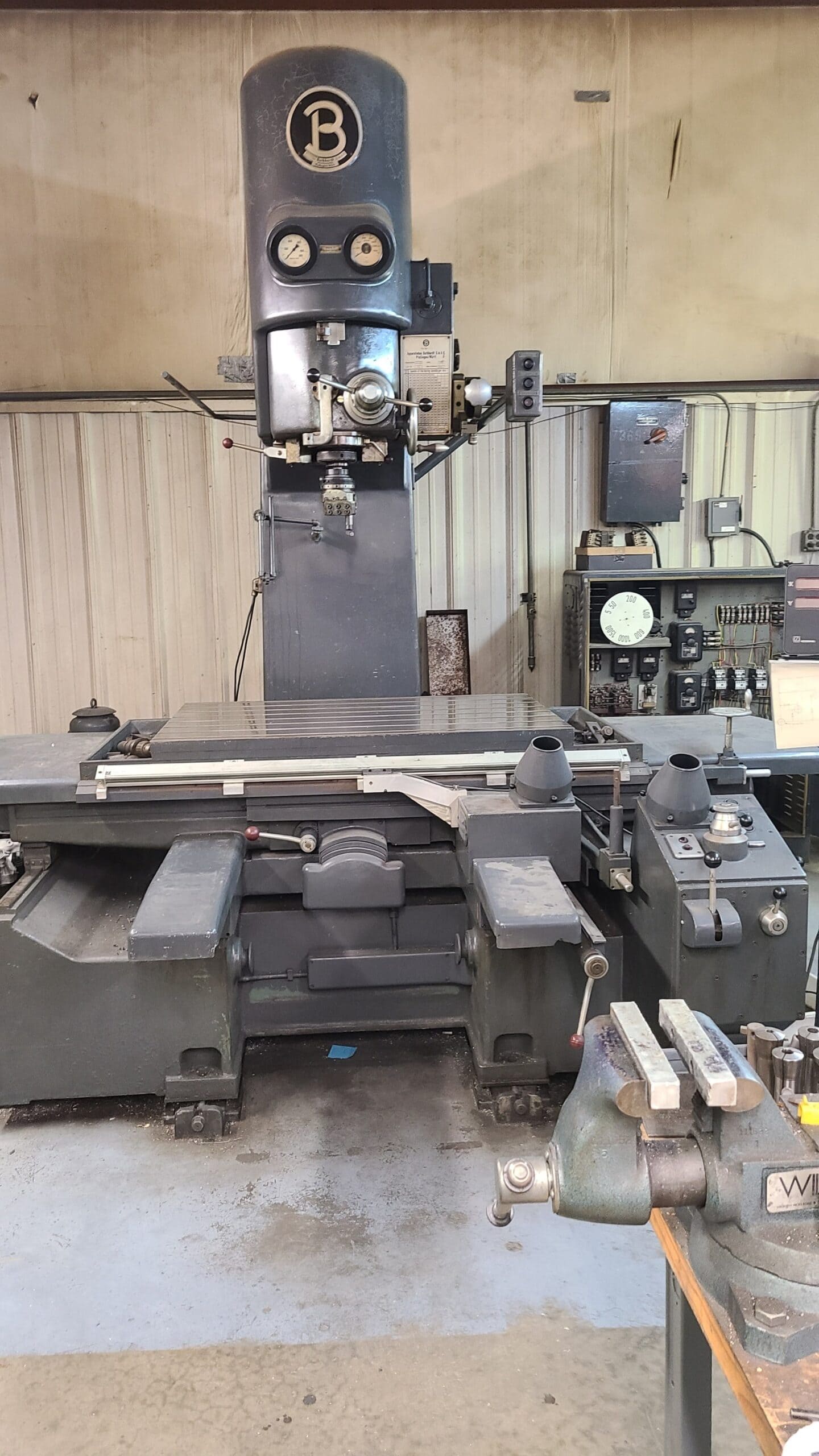 Burkhardt Jigbore, 1957 - Heidenhein 3 Axis DRO, 36” X 48” Table, Like New