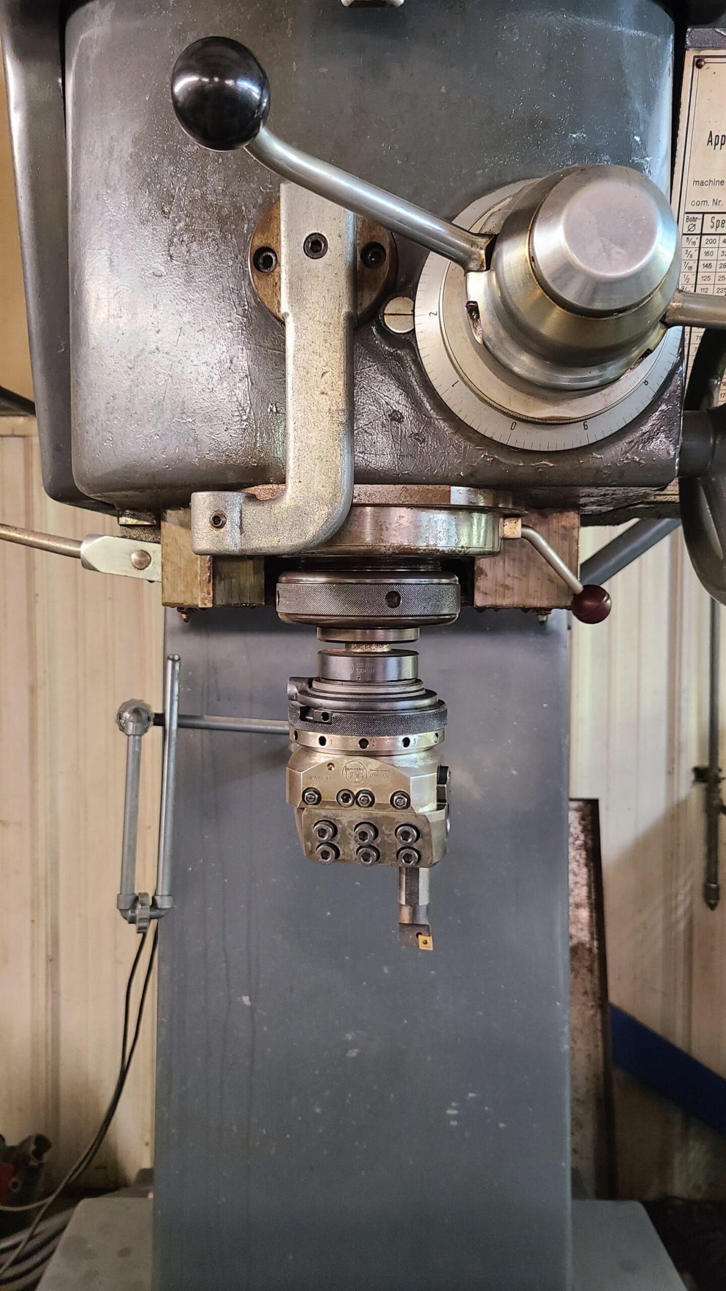Burkhardt Jigbore, 1957 - Heidenhein 3 Axis DRO, 36” X 48” Table, Like New - Image 3