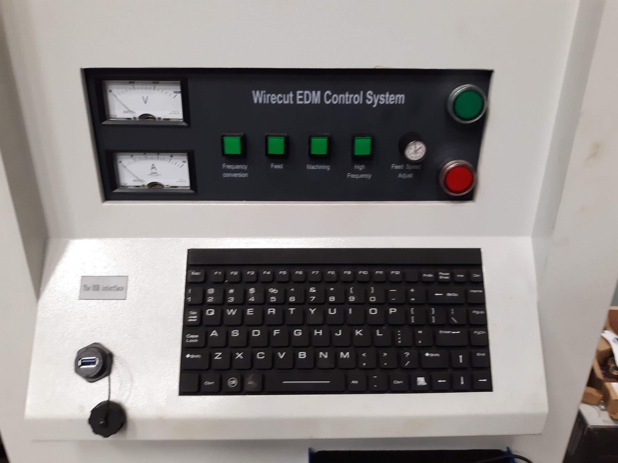 Knuth DEM 1000A Wire EDM, 2015- Bank Repo, RS232 Interface, Table Enclosure - Image 5