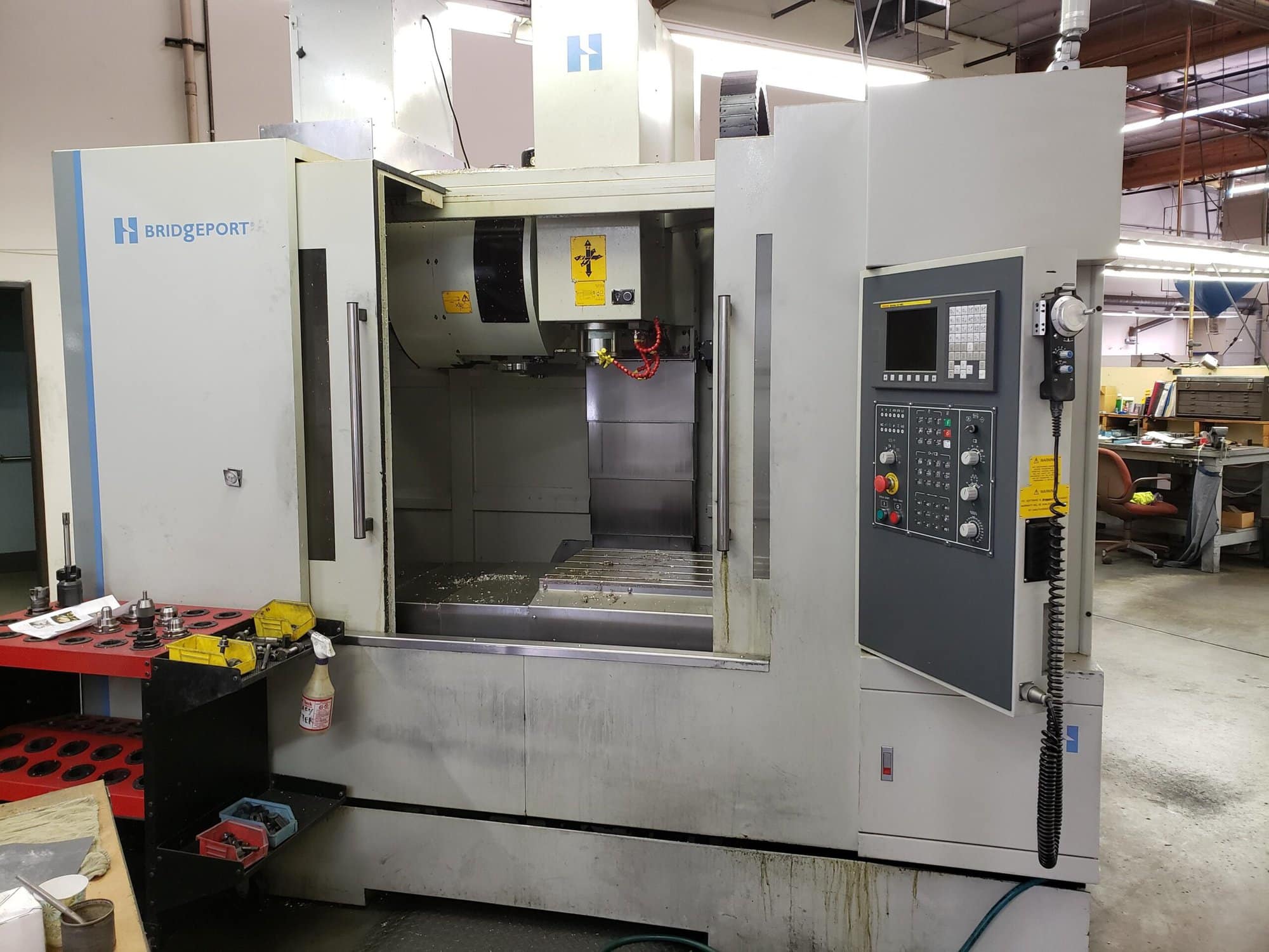 Hardinge Bridgeport XV100 CNC VMC, 2007 - Fanuc Series Oi-MC Control
