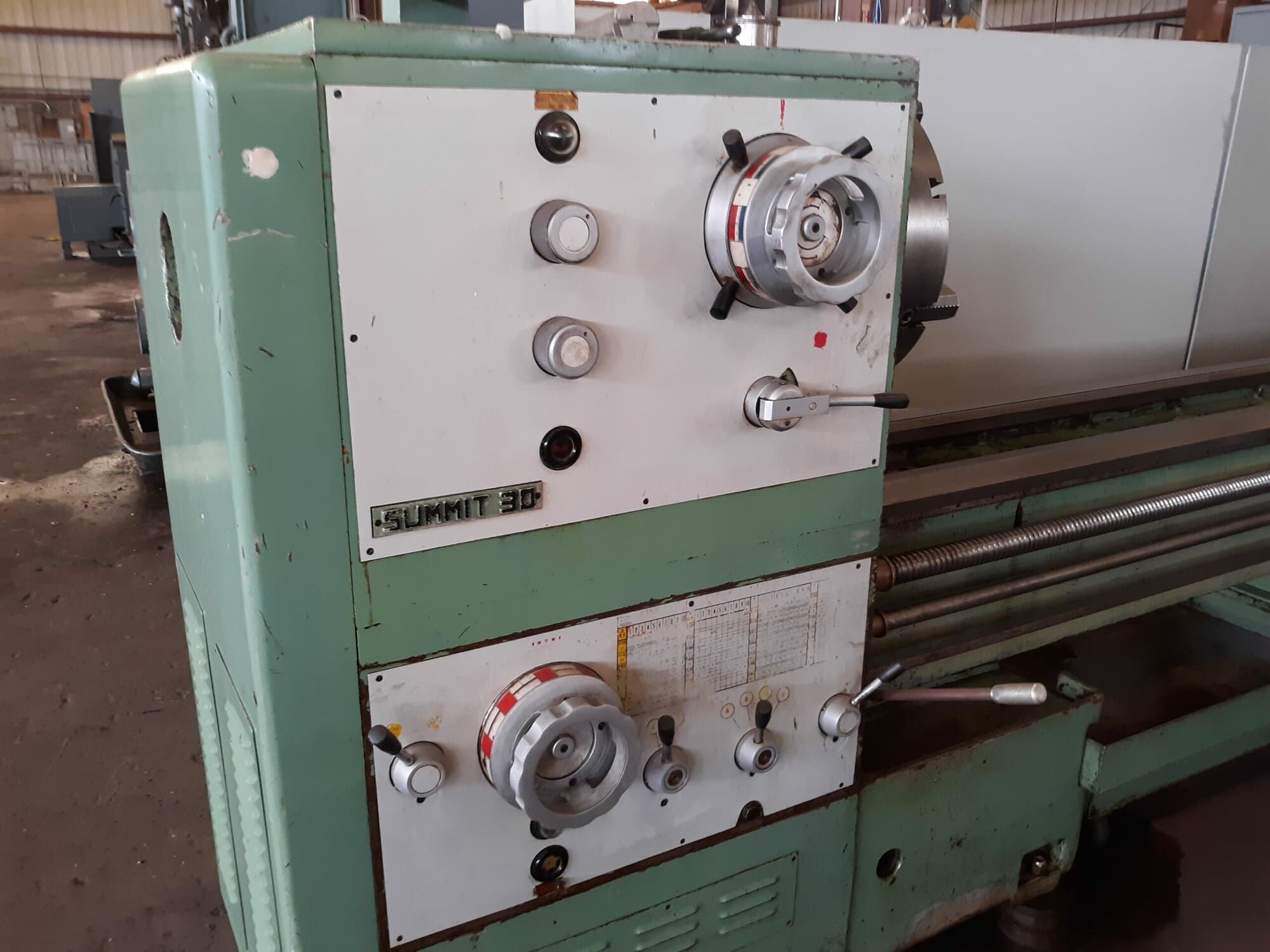 Summit 30-4x160 Engine Lathe - Tailstock - Image 5