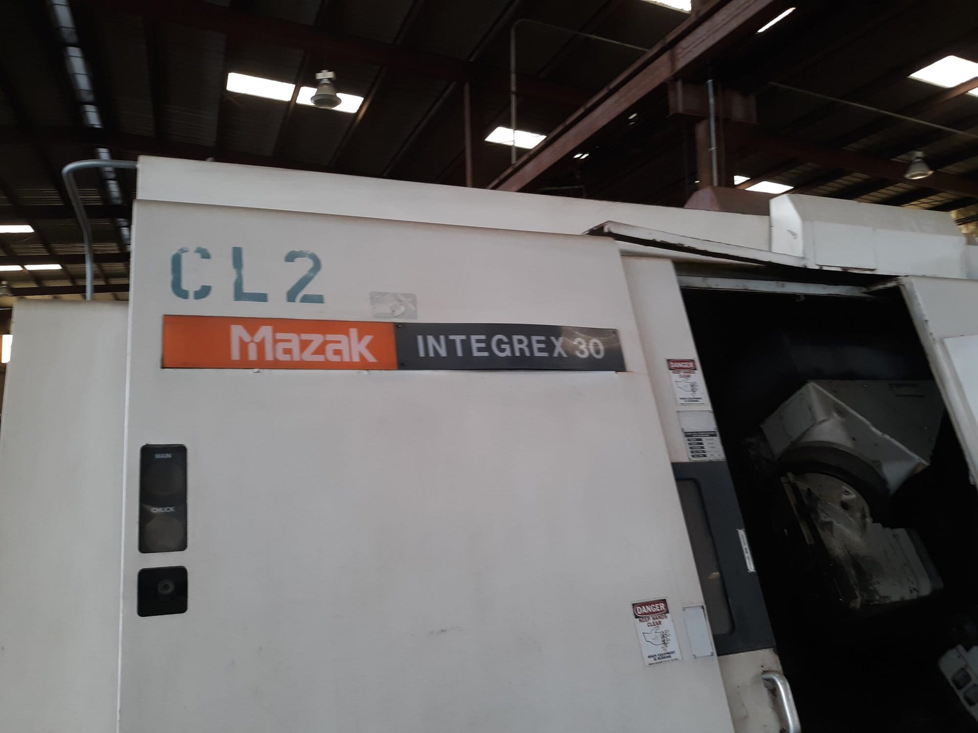 Mazak Integrex 30 CNC Lathe, 1995- Chip Conveyor, Tailstock - Image 7