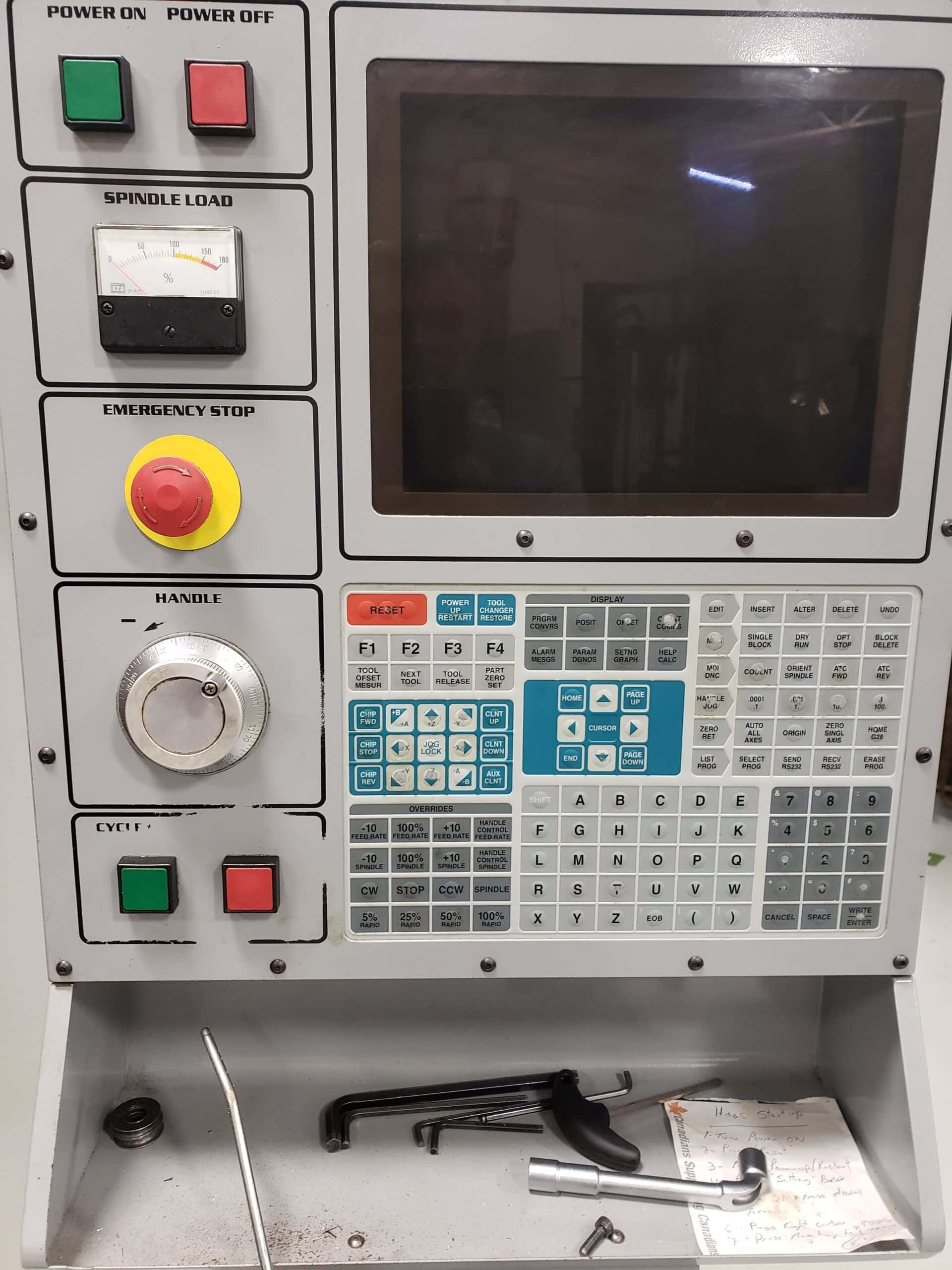Haas VF-0 VMC, 2000 - Low Hours, Under Power, Video Available - Image 3