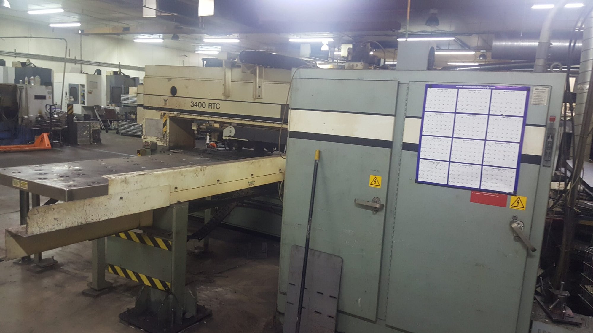 40 Ton x 100" x 60" Whitney Plasma Punch Cutting System 3400 RTC - Image 5