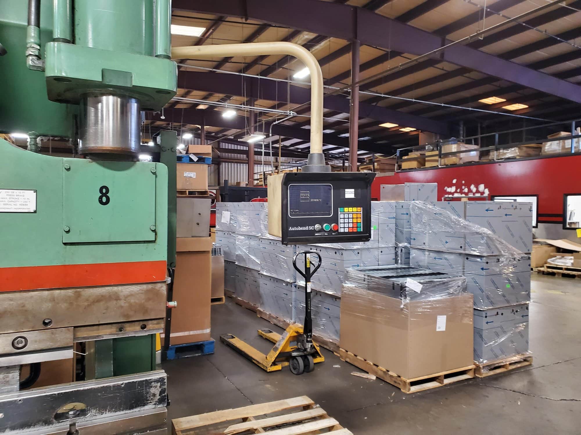 230 Ton x 12' Cincinnati 230CBx10 CNC Press Brake, 1995 - 10" Stroke - Image 6