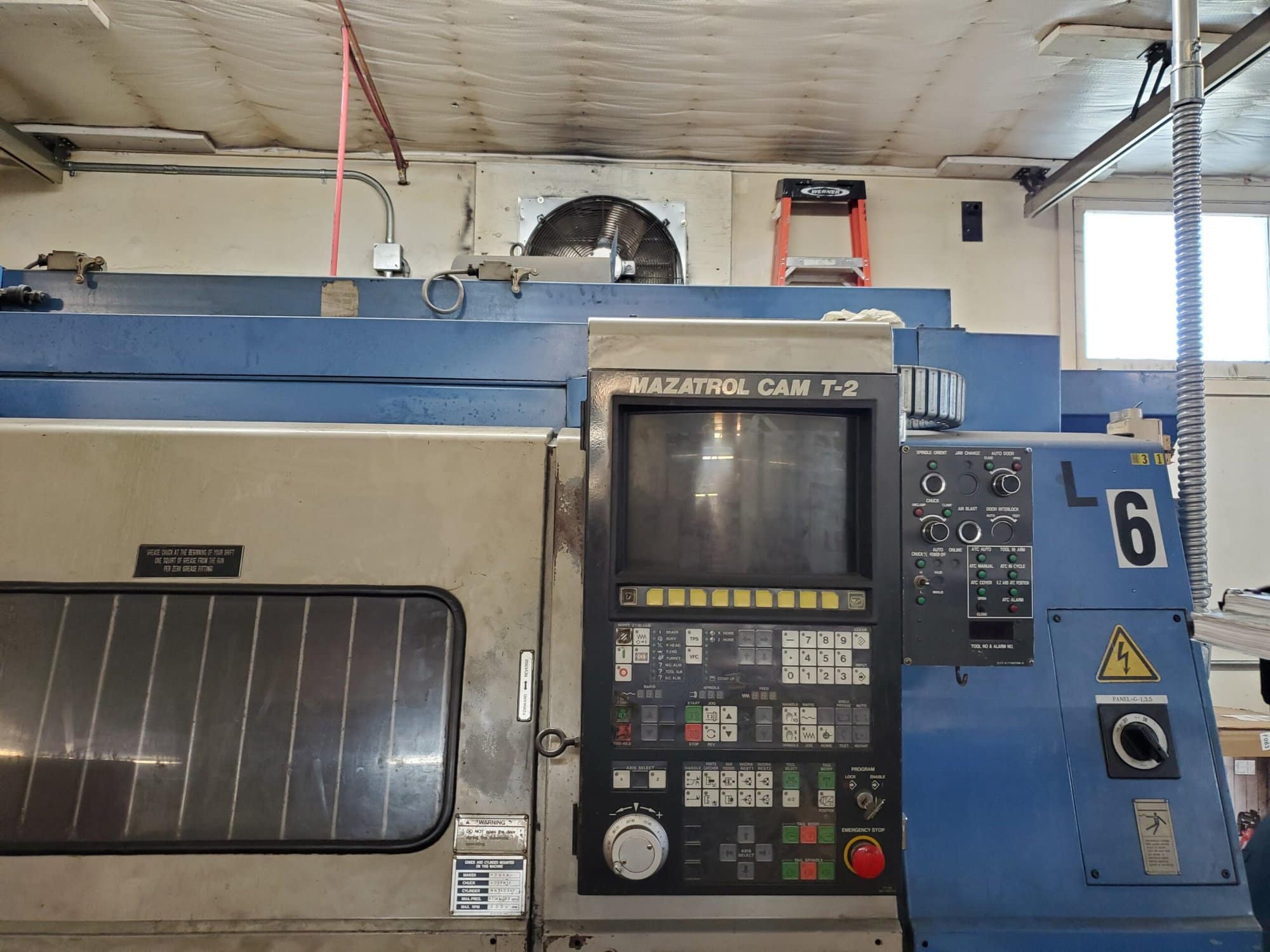 Mazak Slant Turn 30N CNC Lathe 1990 - Tailstock, Automatic Tool Changer - Image 2