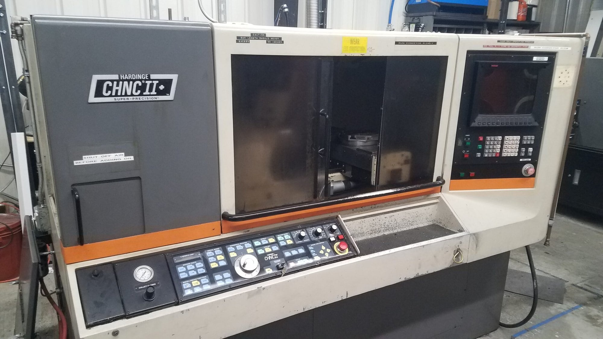 Hardinge CHNC-II Super Precision CNC Lathe - Fanuc, Chip Conveyor - Image 2