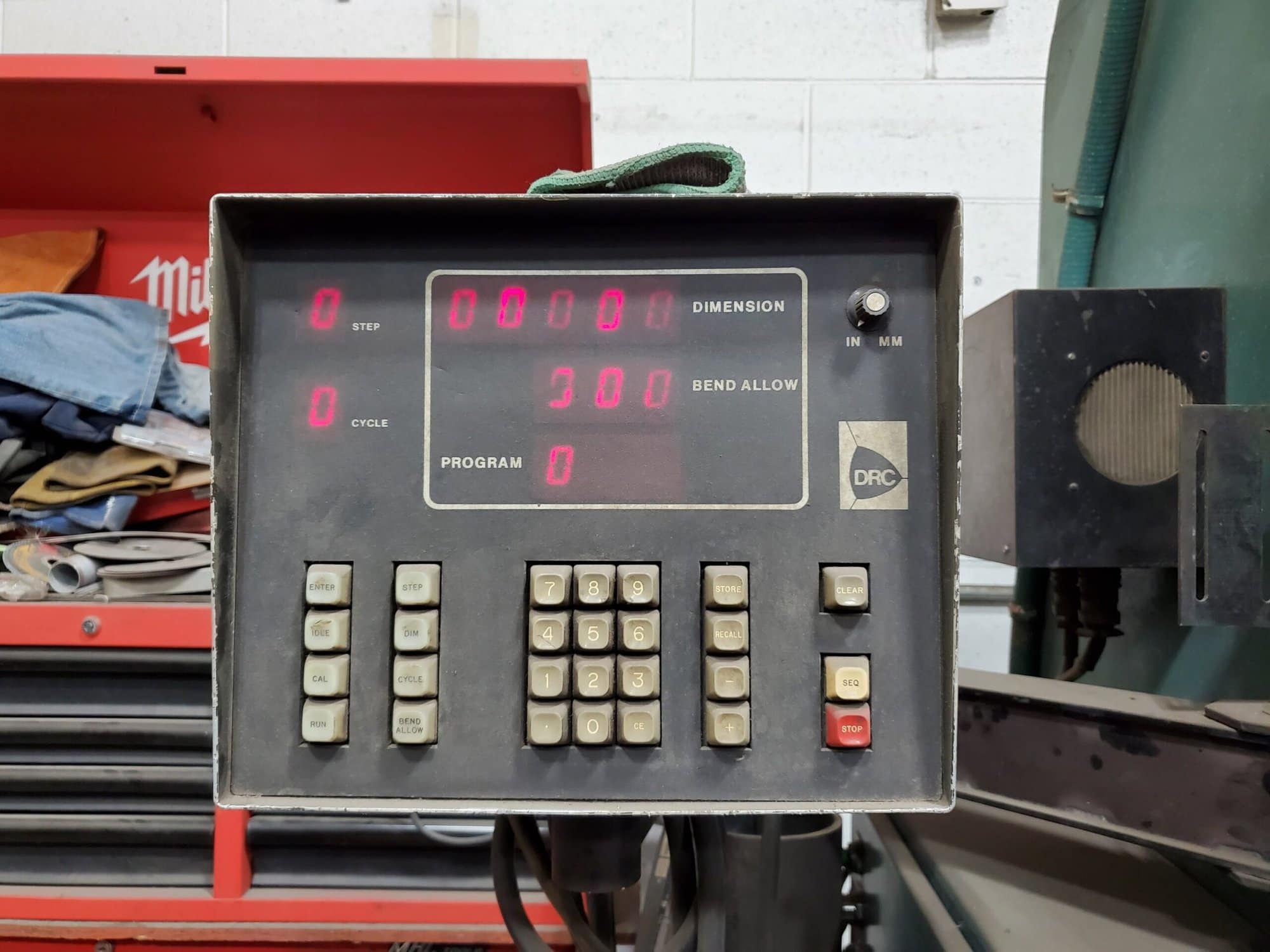 55 Ton X 10' Wysong 55-8 Mechanical Press Brake - Image 7