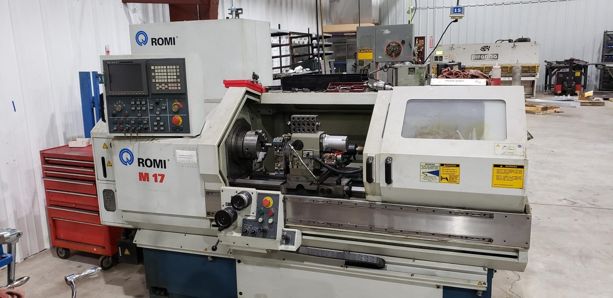 Romi M17, CNC Lathe, 2000 - Image 2