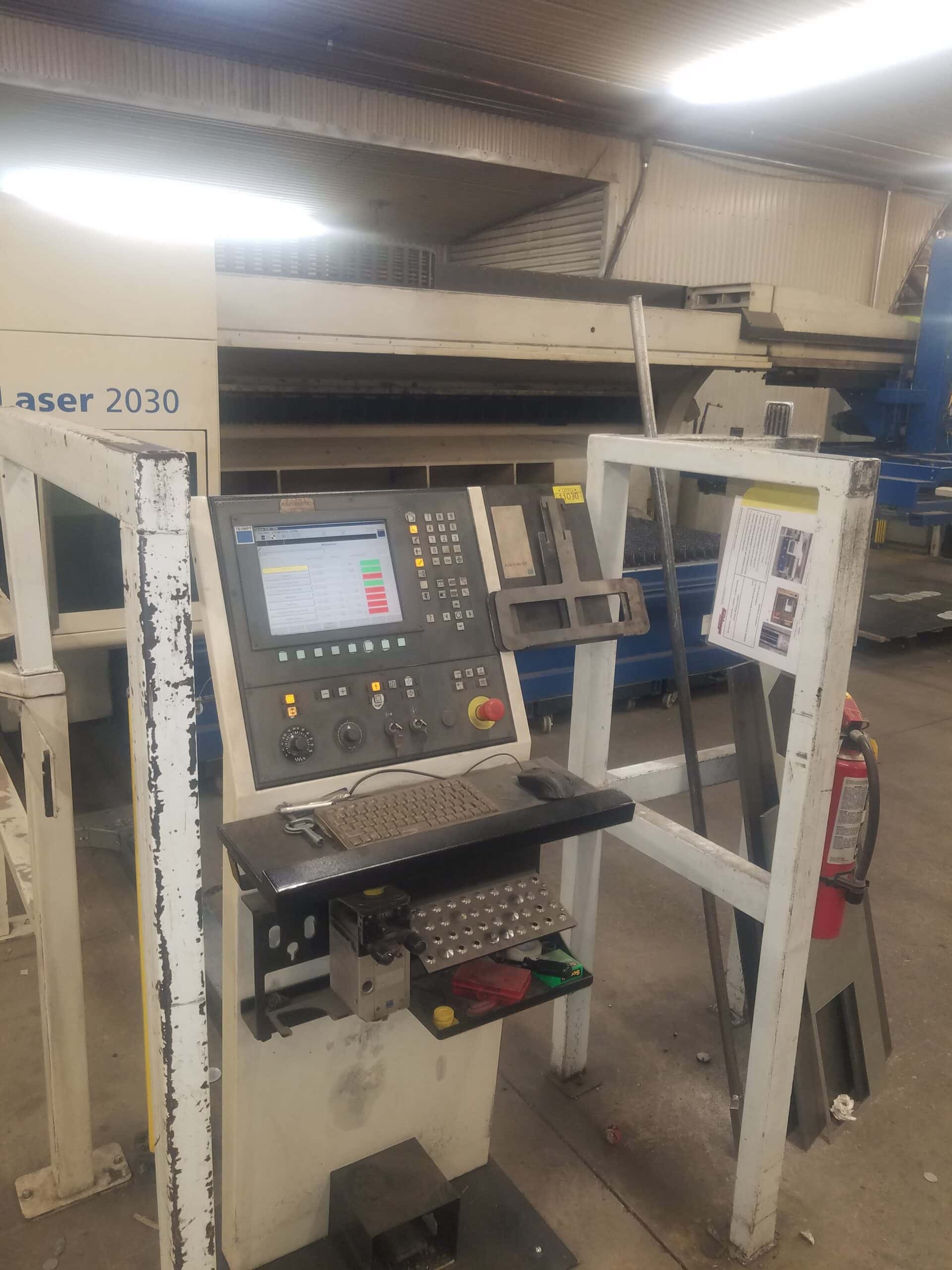 2000 Watt Trumpf 2030 CO2 Laser, 2007- 5' X 10', Load/Unload System - Image 6