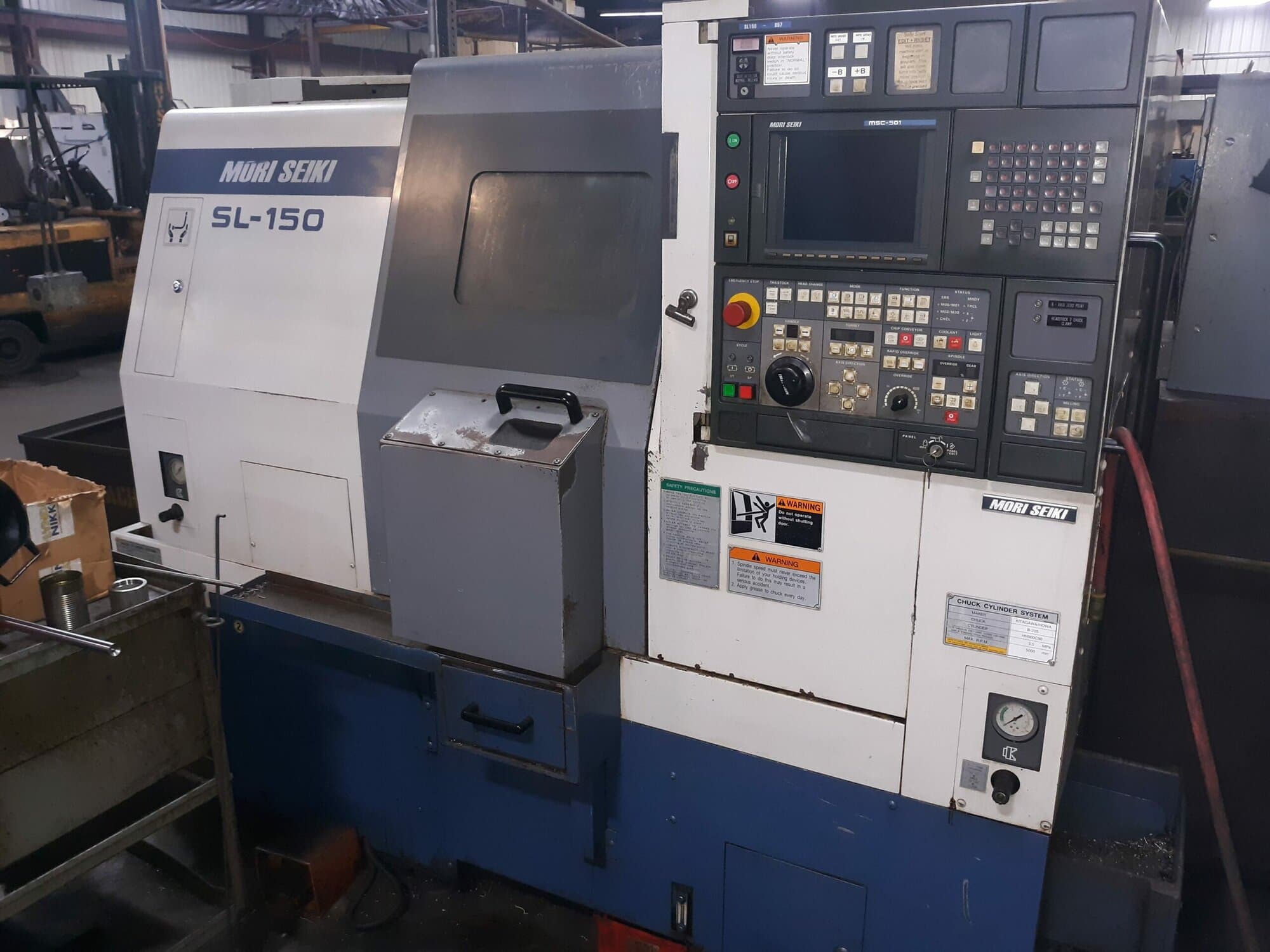 Mori Seiki SL-150 CNC Turning Center with Fanuc Control - Live Tooling Included - Image 2