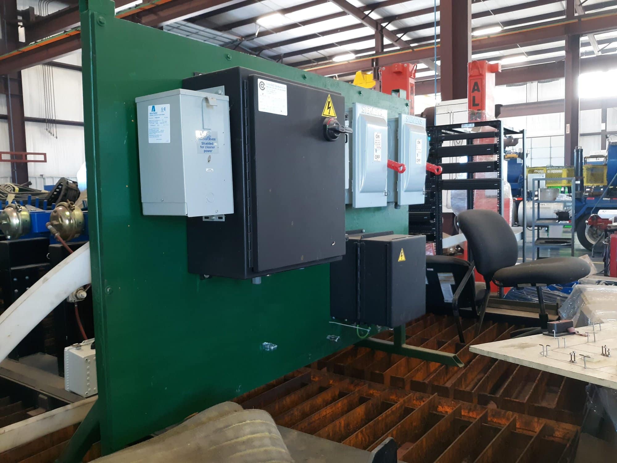 Controlled Automation MultiMax 10' x 53' Dual Head Plasma Table Light Use Machine, 2015