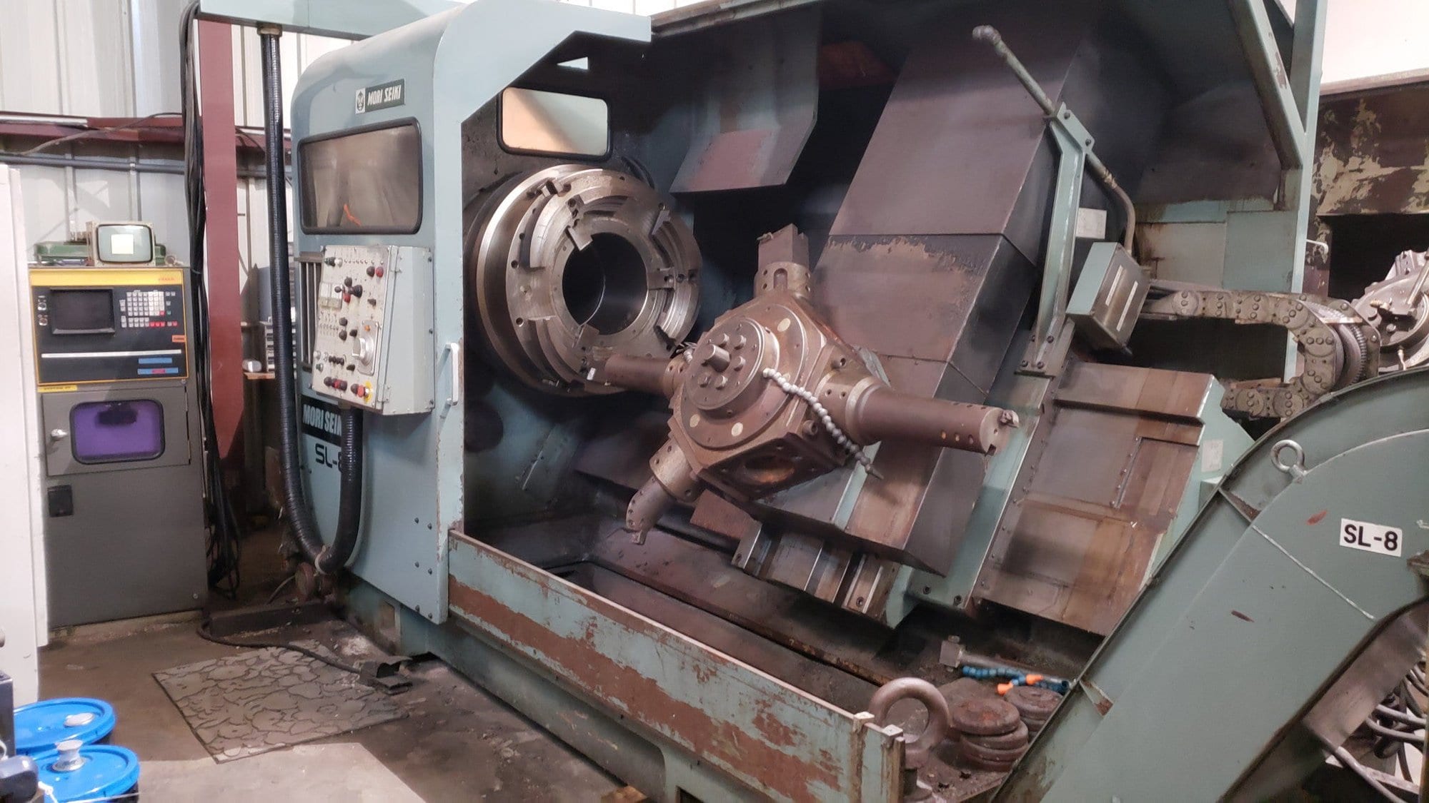 Mori Seiki SL-8C CNC Lathe, 1981 - 14.5" Bore, Fanuc Control - Image 2