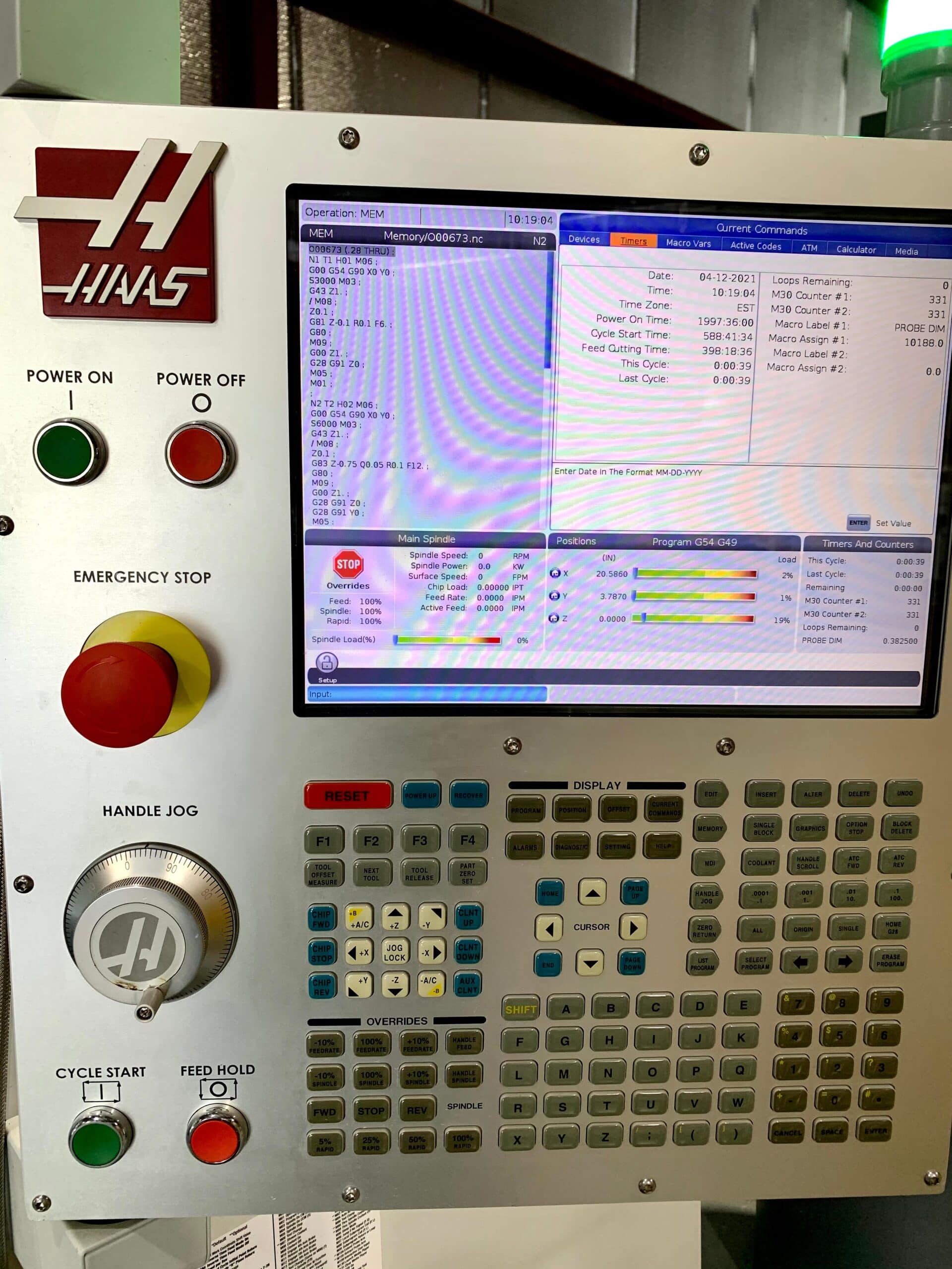 Haas TM-1P VMC, 2019 - Chip Auger, WIPS - Image 3