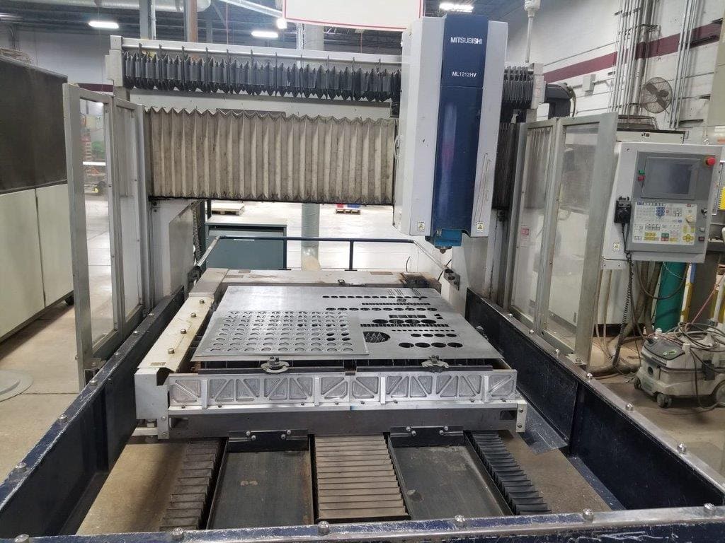 2000 Watt Mitsubishi ML1212HV Laser, 2007 - 4' x 4' Table - Image 2
