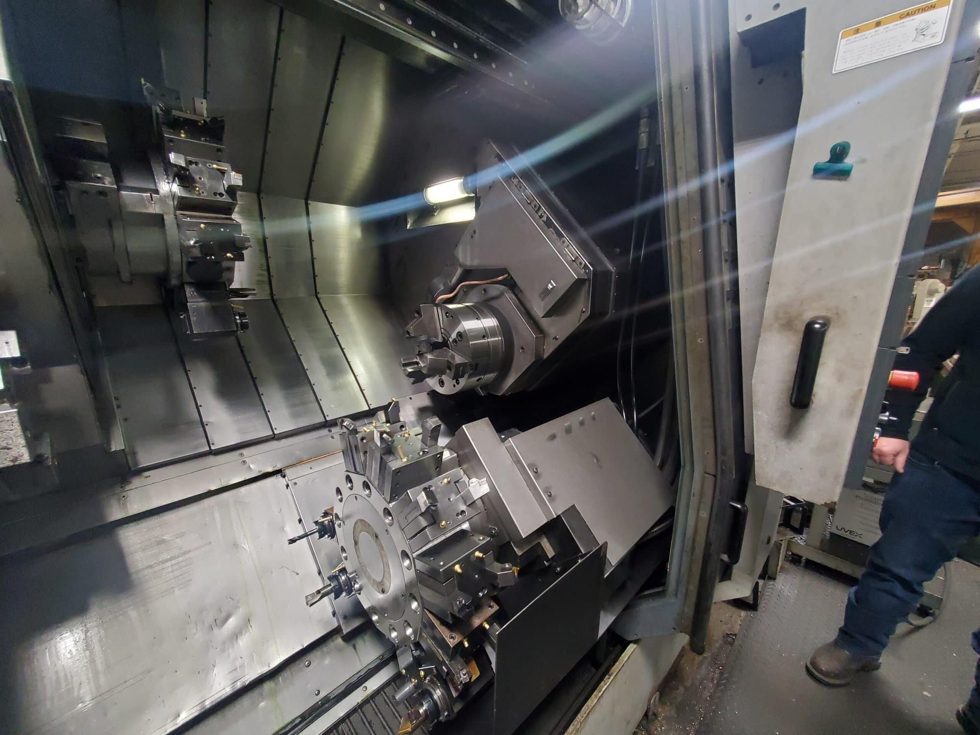 Mori Seiki ZT2500Y CNC Turning Center, 2007 - Y Axis, Live Tooling, Twin Turret, Twin Spindle - Image 4