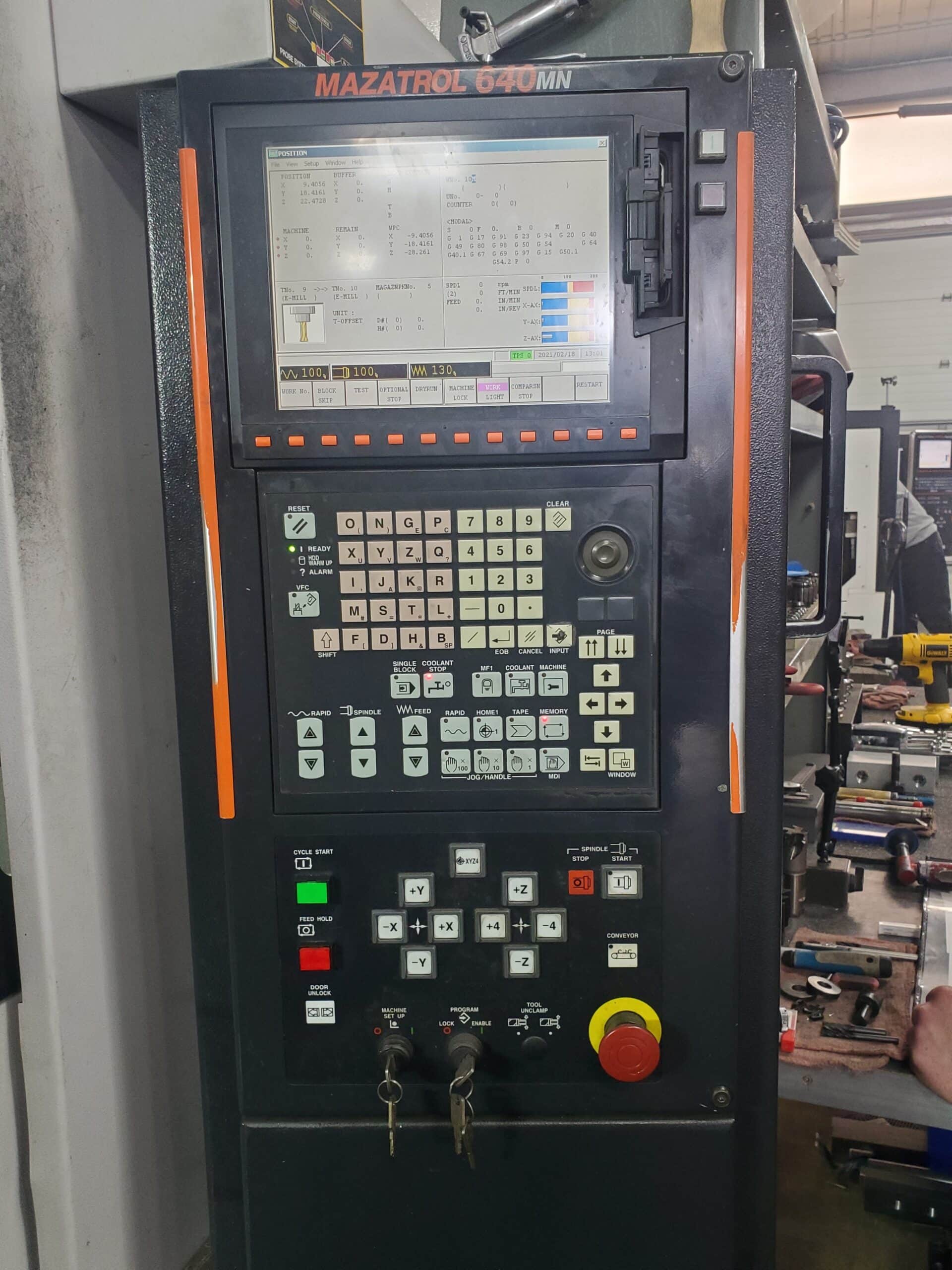 Mazak VTC 300C Vertical Machining Center, 2008 - Renishaw Probe - Image 3