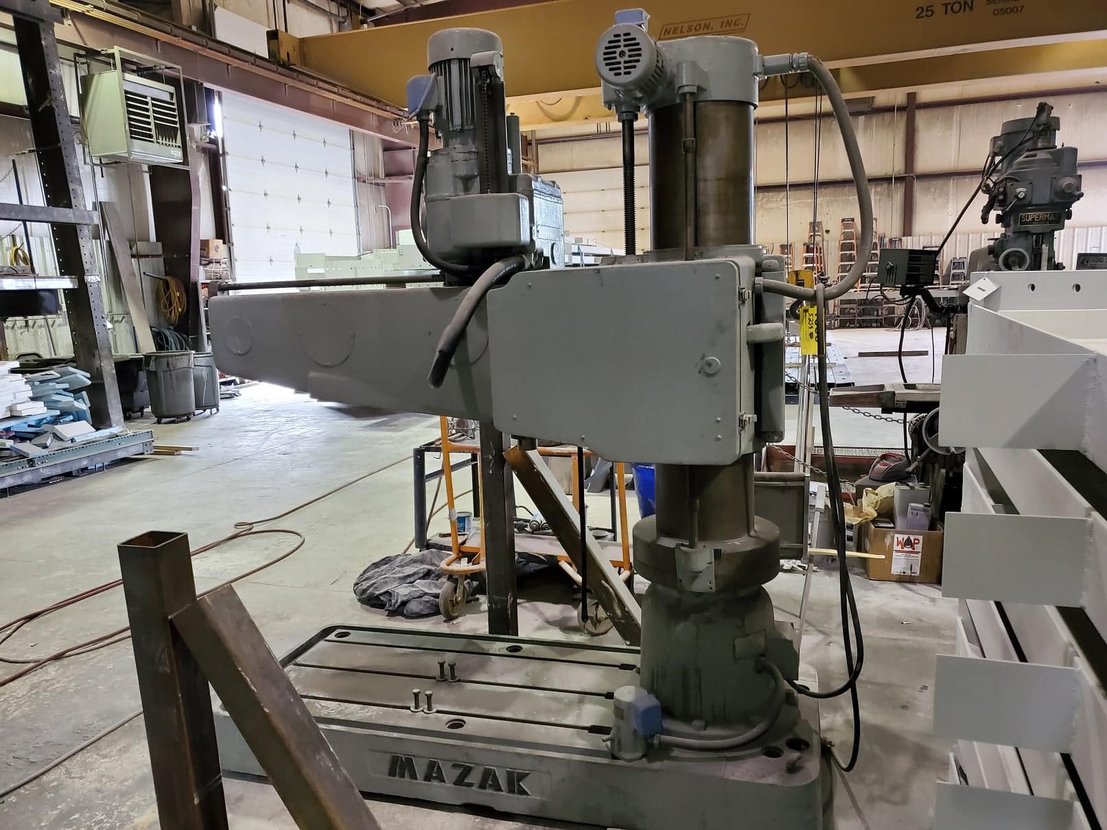 5' X 12" Mazak Holemaster 5-12 Radial Arm Drill - Image 3