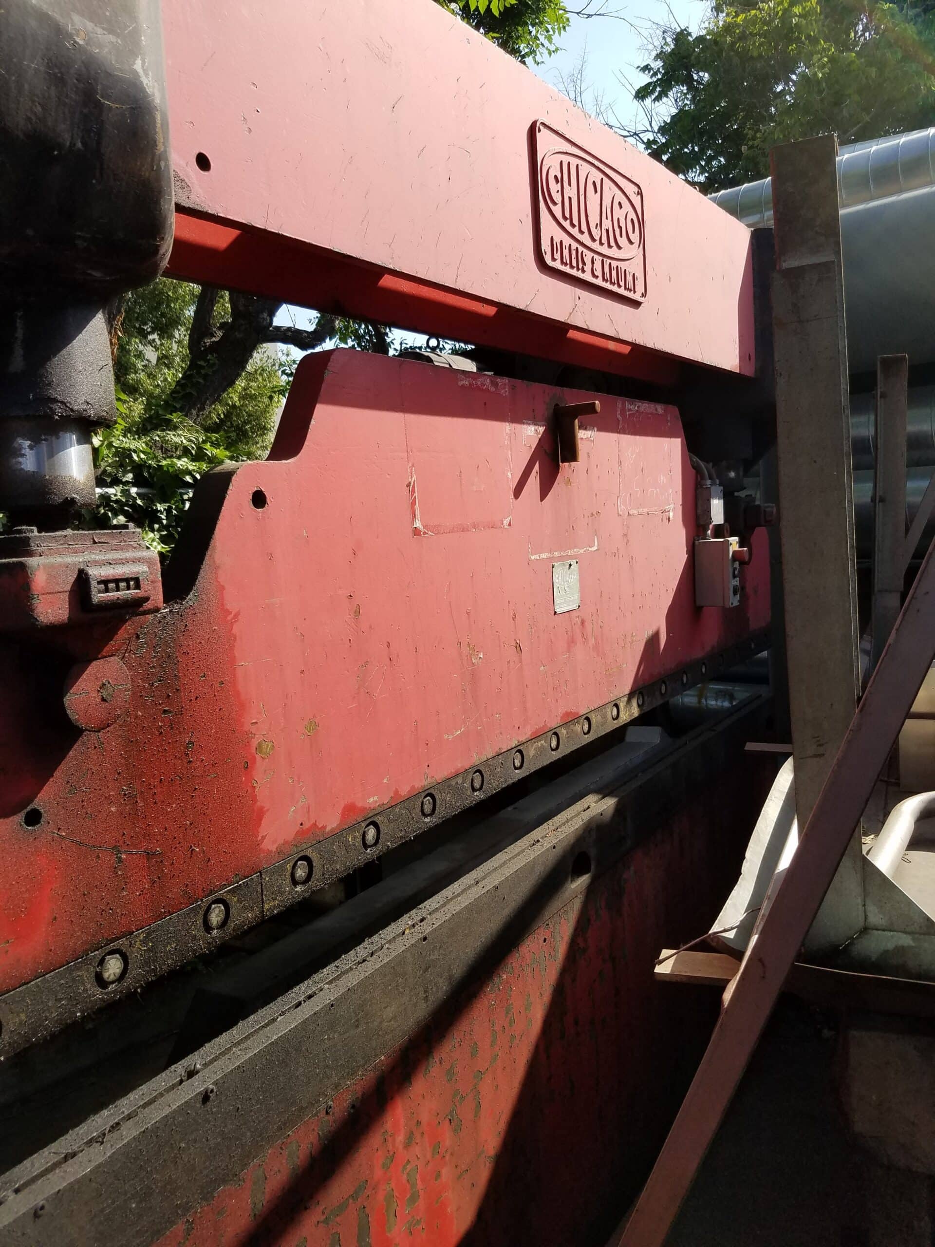 60 Ton x 10' Chicago Dreis & Krump 810-L Press Brake, 1972 - Image 2