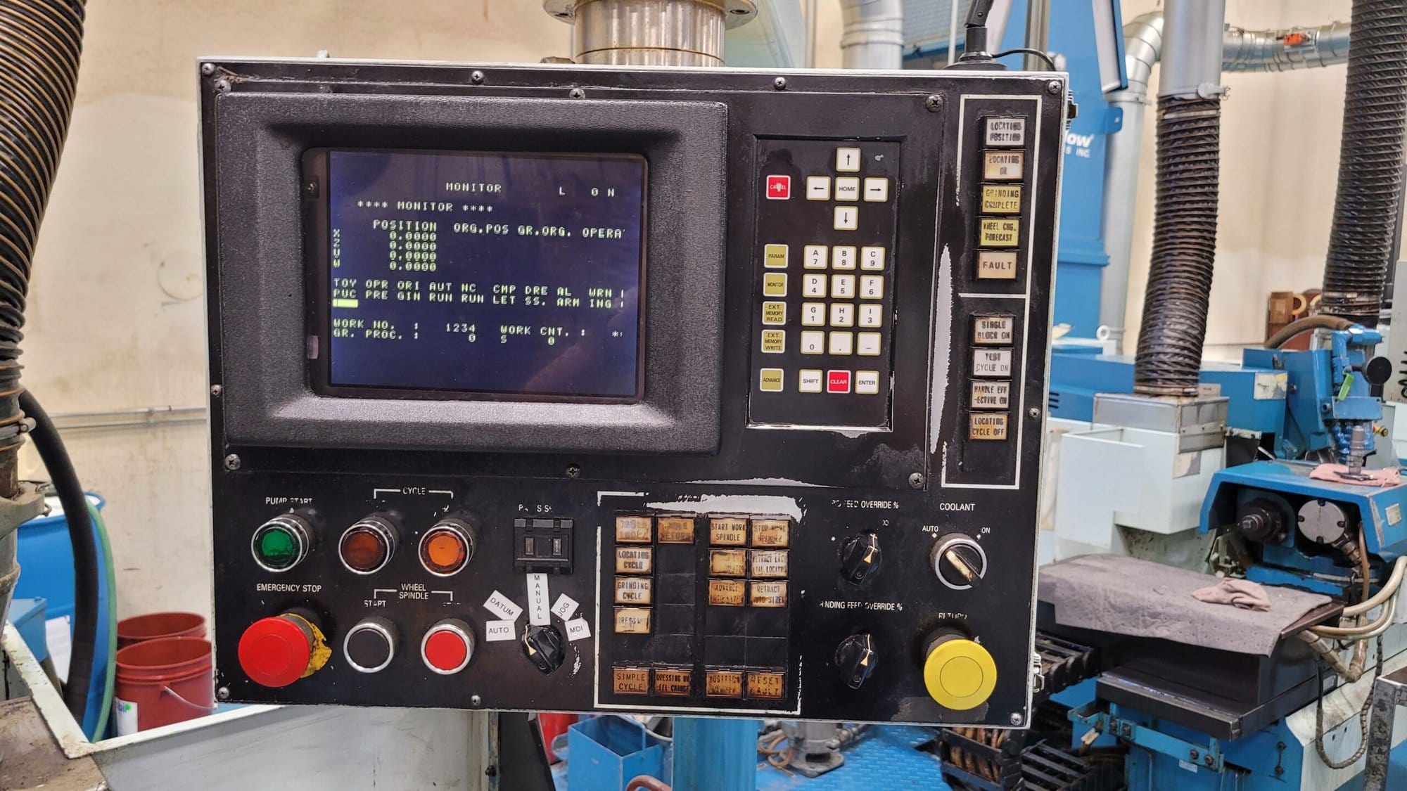 Toyoda GOO 32x50N OD Grinder, 1990 - w/ Cyclonic Filtration, Angled Head - Image 2