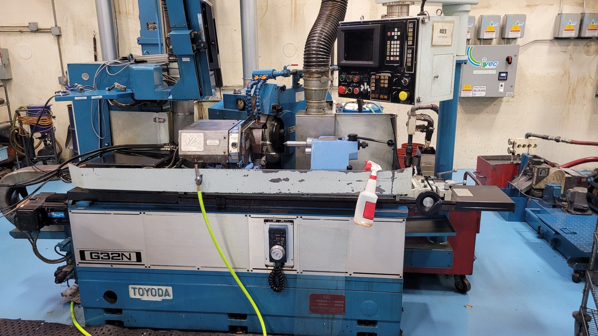 Toyoda GOO 32x50N OD Grinder, 1990 - w/ Cyclonic Filtration, Angled Head - Image 3