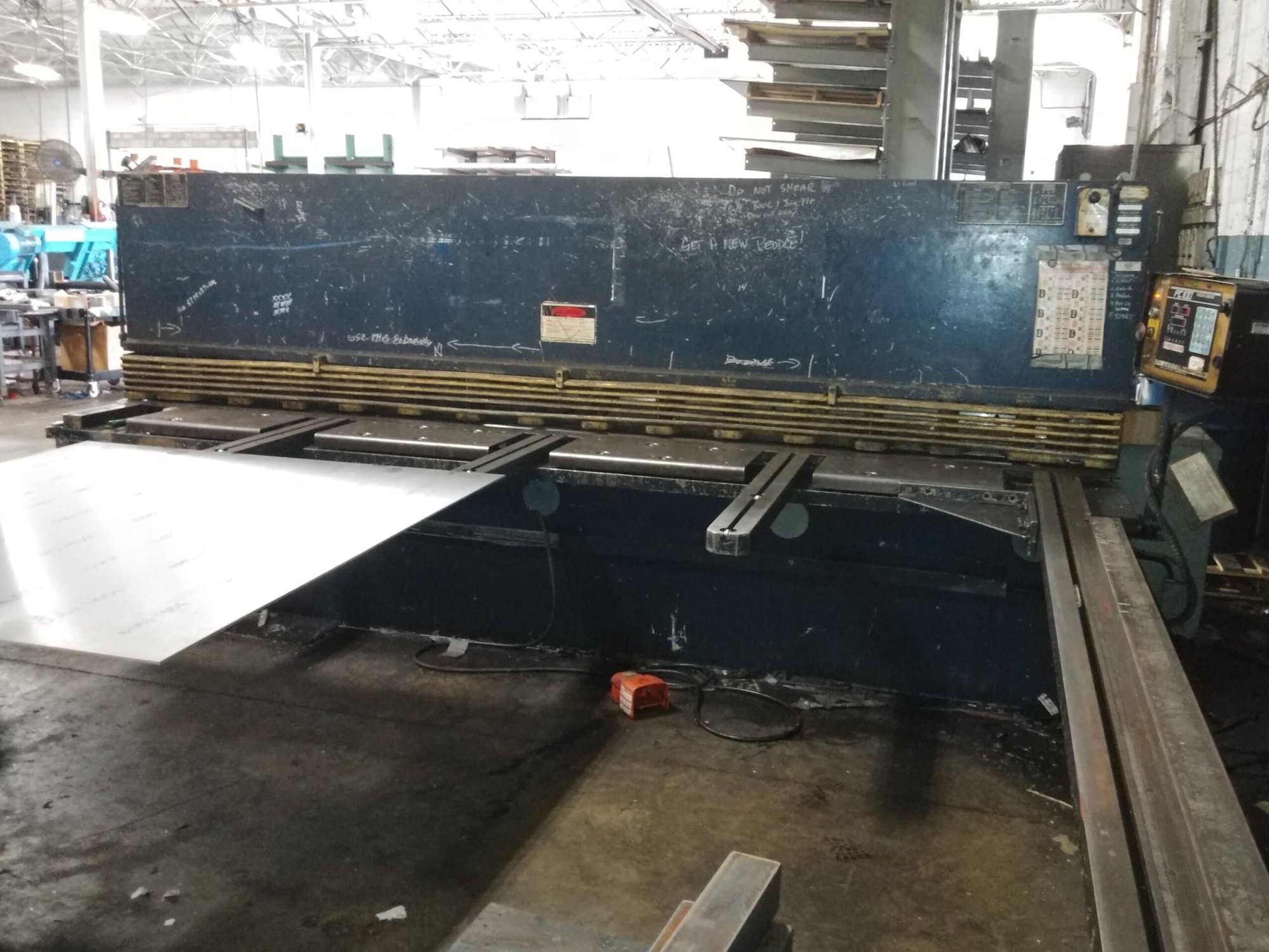 1/4" X 12' Wysong H-2512 CNC Shear,1999-Power Backguage - Image 4