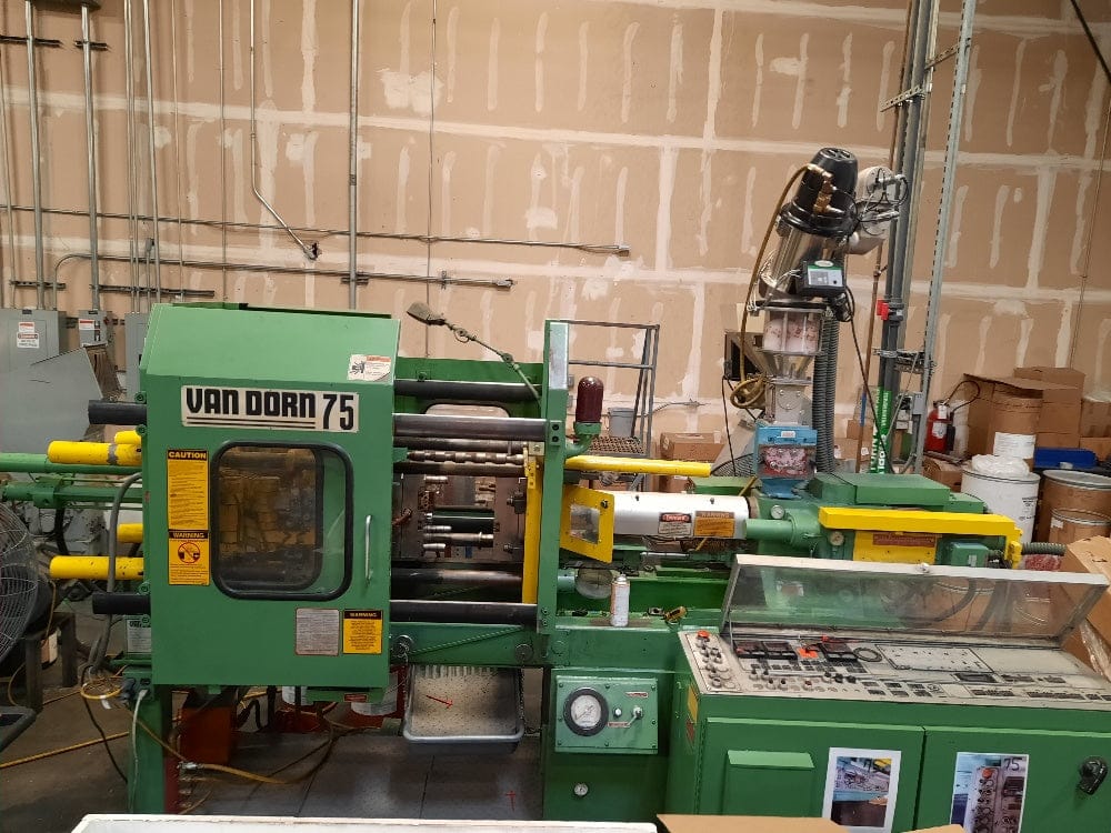 75 Ton Van Dorn 75-RS-5F-VV Injection Molding Machine, 1986 - Image 3