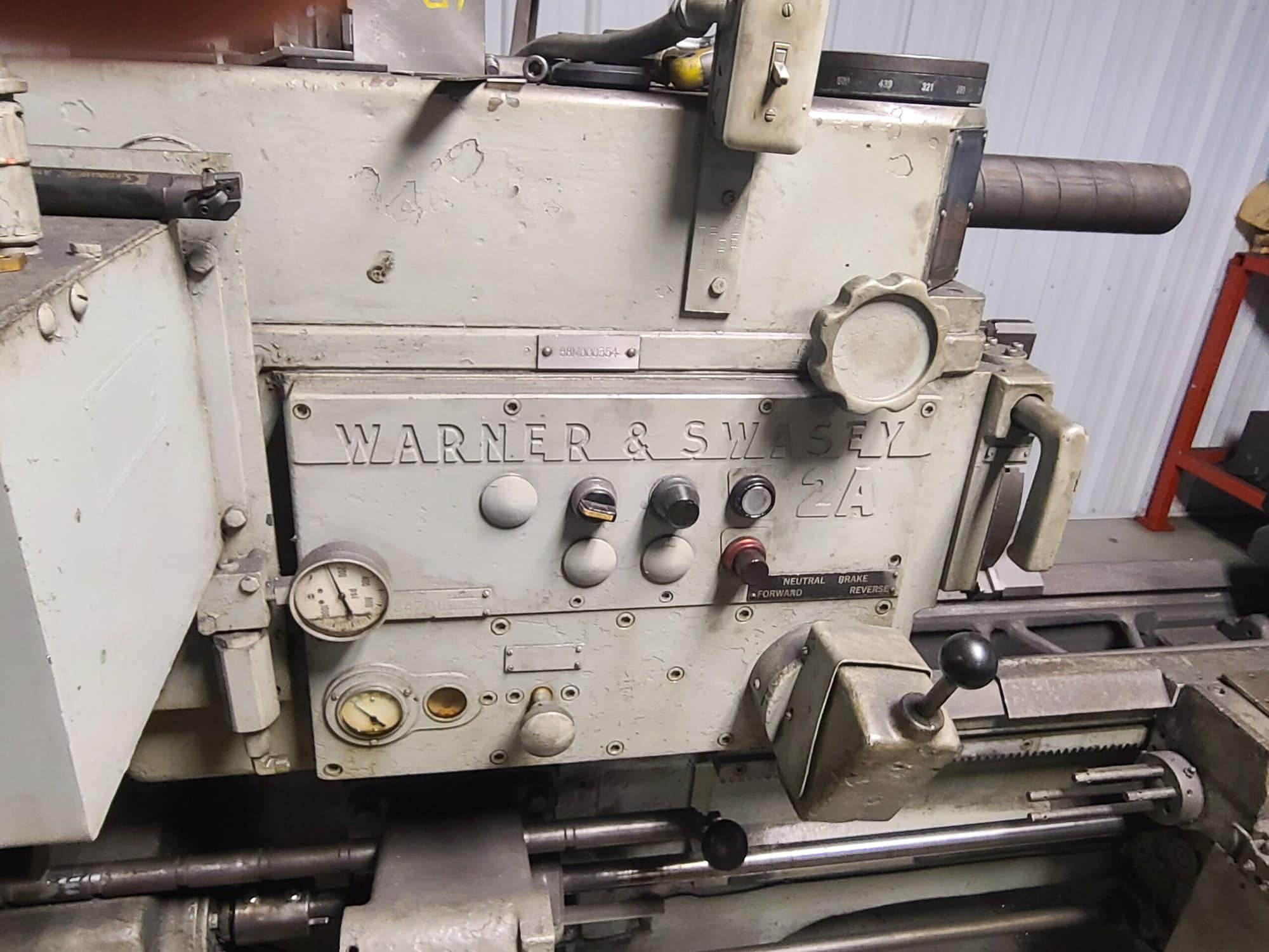 Warner & Swasey M3470 Saddle Type Turret Engine Lathe, 1980 - 21-1/2" Swing - Image 3