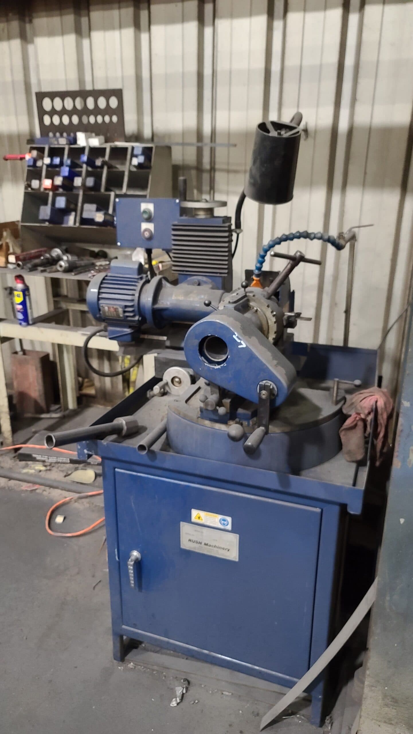 40" x 60' Peddinghaus Ocean Avenger MDL-1000B CNC Drill, 2008 - Tooling and Drill Sharpener Included, Siemens CNC Control - Image 9