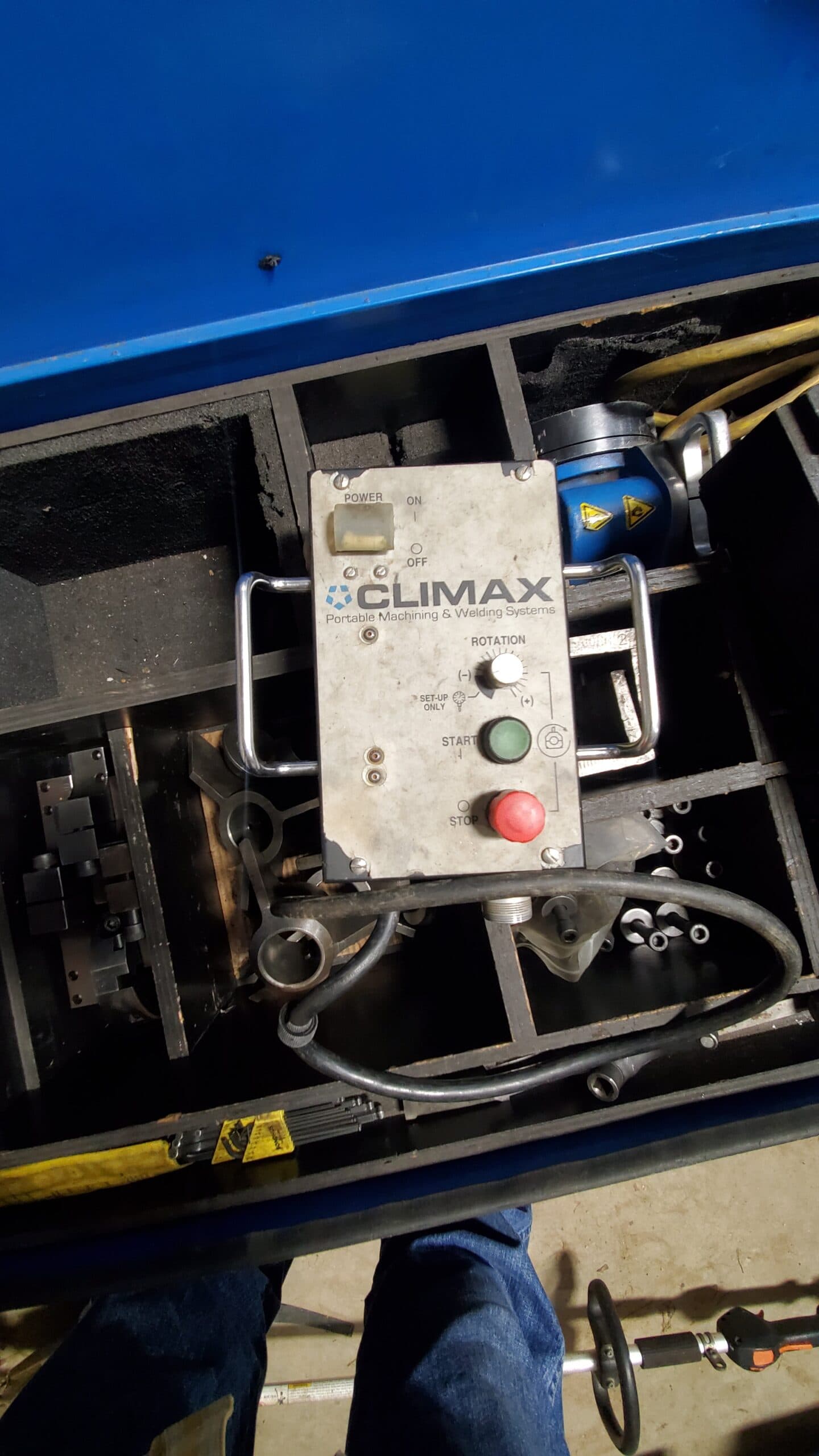 Climax BB5000 Portable Line Boring Machine, 2015 - Electric Drive, 8' Chrome Boring Bars included - Image 2