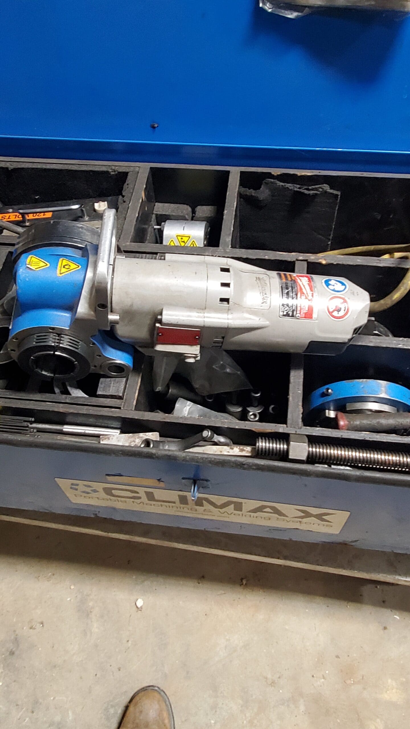 Climax BB5000 Portable Line Boring Machine, 2015 - Electric Drive, 8' Chrome Boring Bars included - Image 3