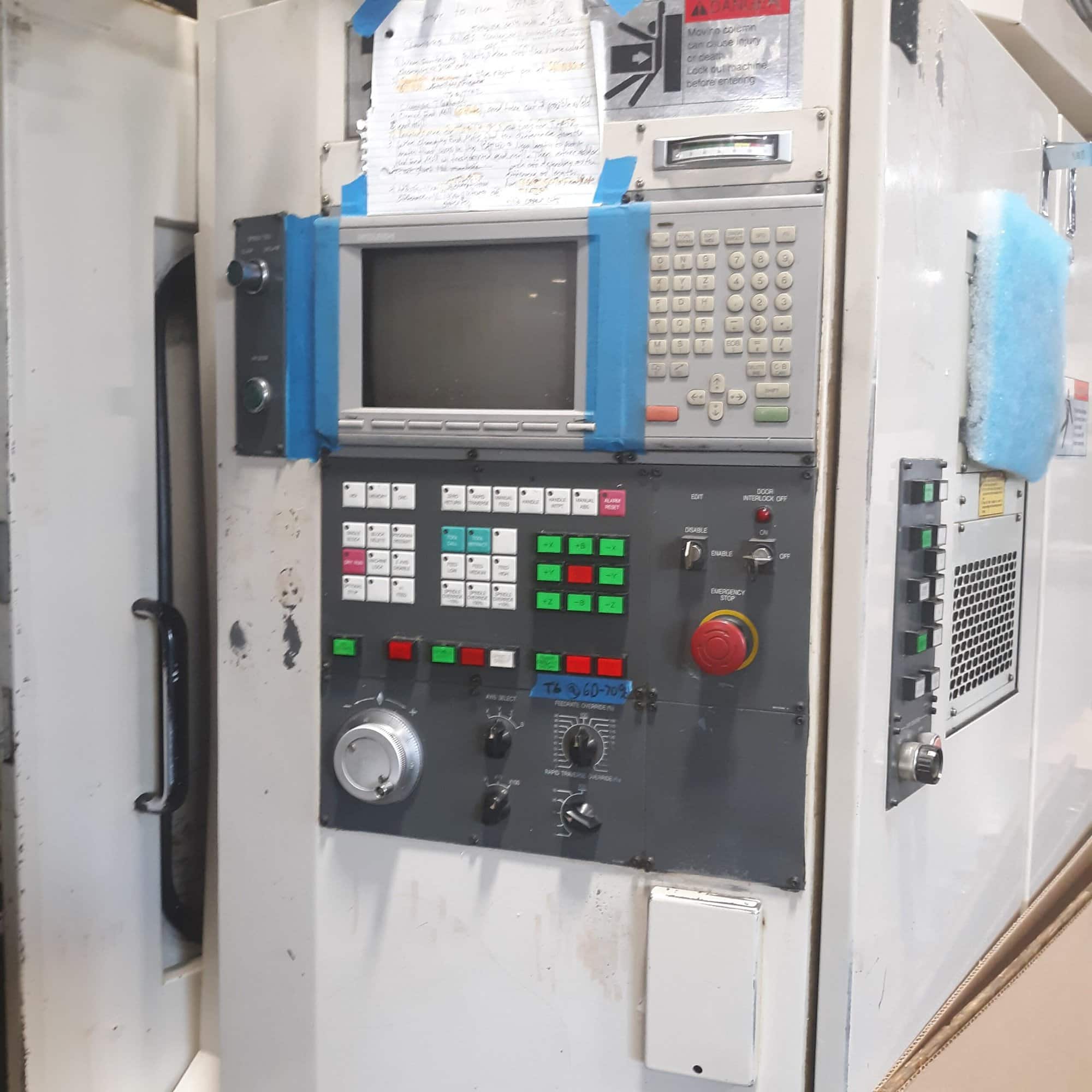 Mitsubishi M-H4A HMC, 1996 - 10K RPM Spindle, Chip Conveyor - Image 3