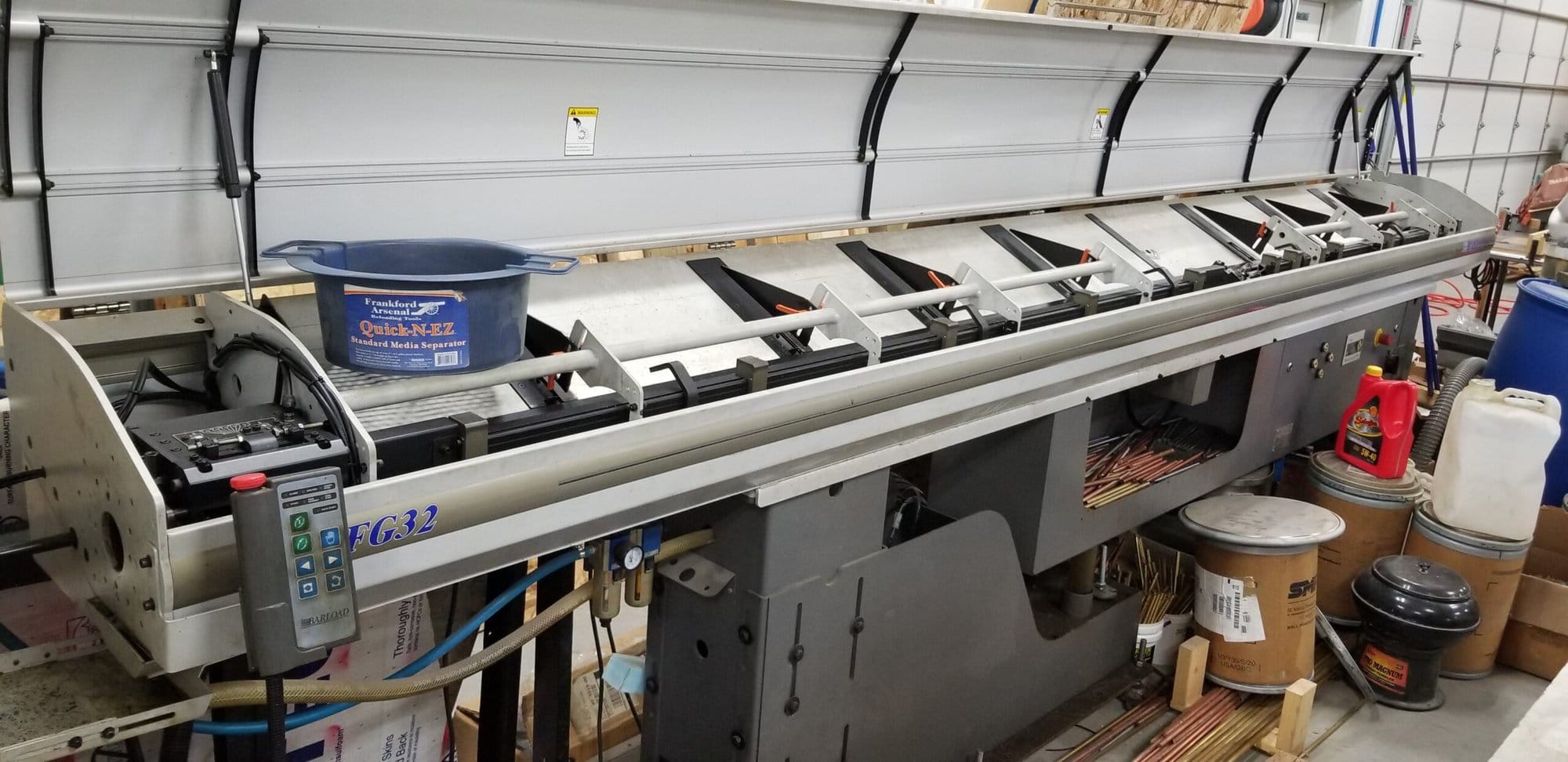 KSI SQC-32 CNC Swiss Lathe 2005 - 12' Bar Feed, Fanuc Control - Image 8