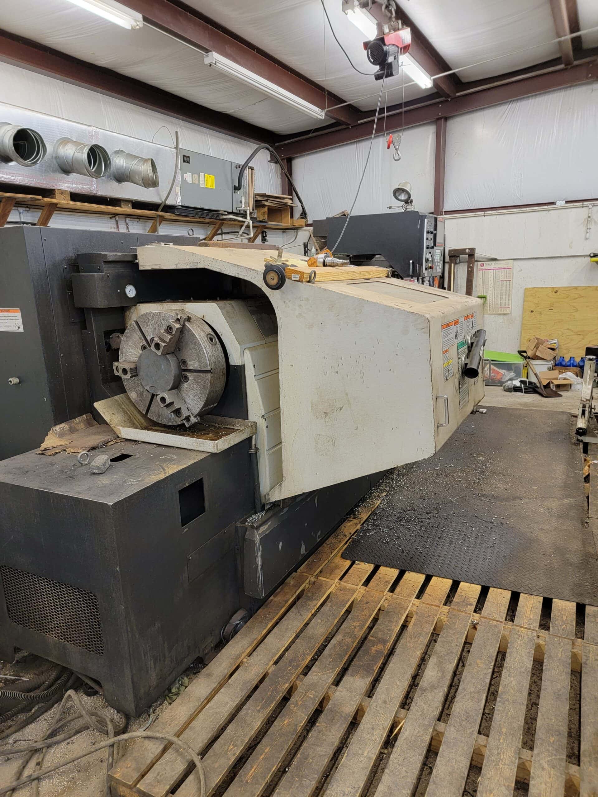 Mazak M5 CNC Lathe, 2007 - Steady Rests, Mazatrol 640T Control, 7.15" Spindle Bore - Image 4