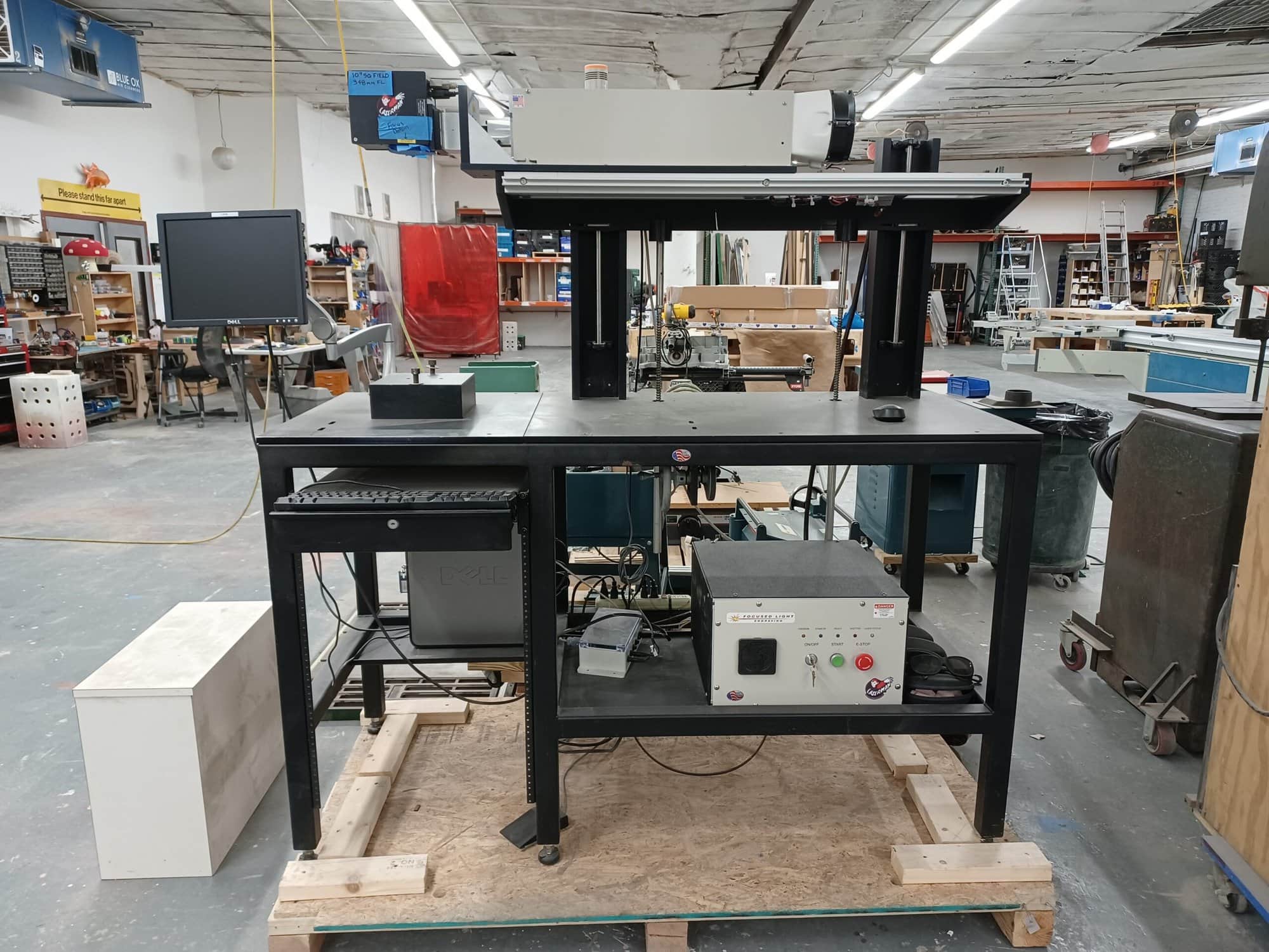 40W Laserman CO2 Air Cooled Focused Light Engraving System 10"x10", 2019 - Image 2