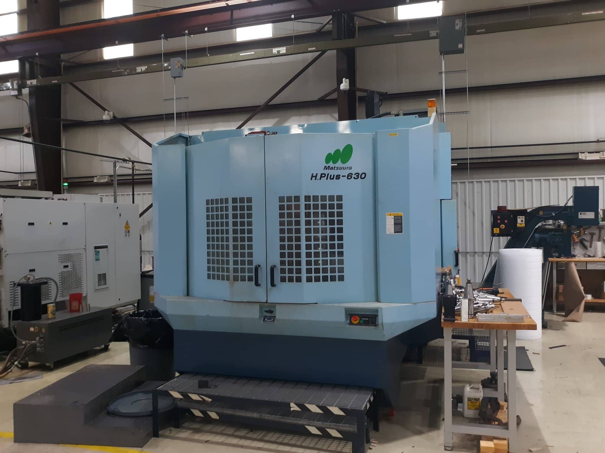 Matsuura H. Plus-630 HMC, 2002- 12,000RPM, BT50, Chip Conveyor - Image 4