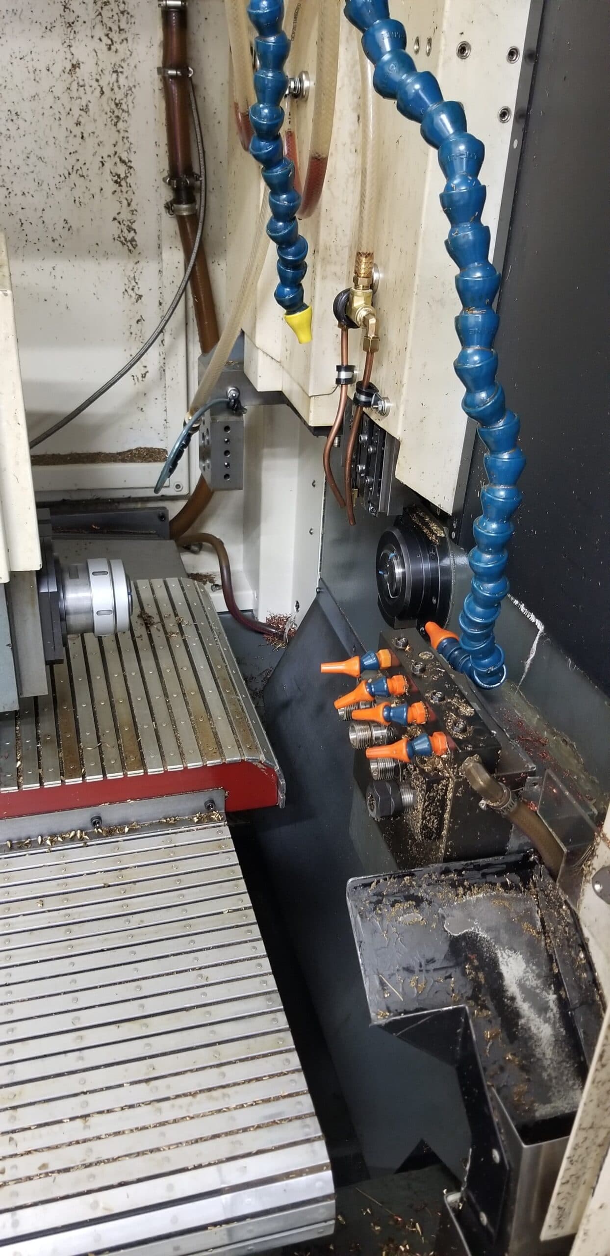 KSI SQC-32 CNC Swiss Lathe 2005 - 12' Bar Feed, Fanuc Control - Image 7