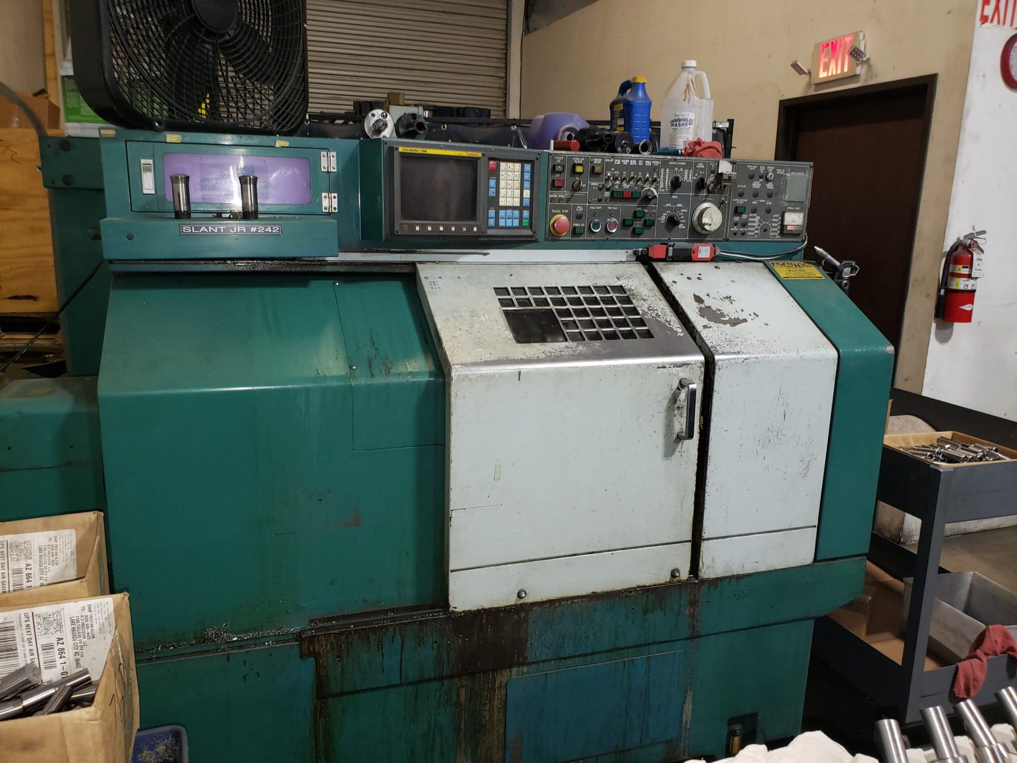 Nakamura Tome Slant Jr CNC Lathe, 1998 - Fanuc Control, Tooling Available