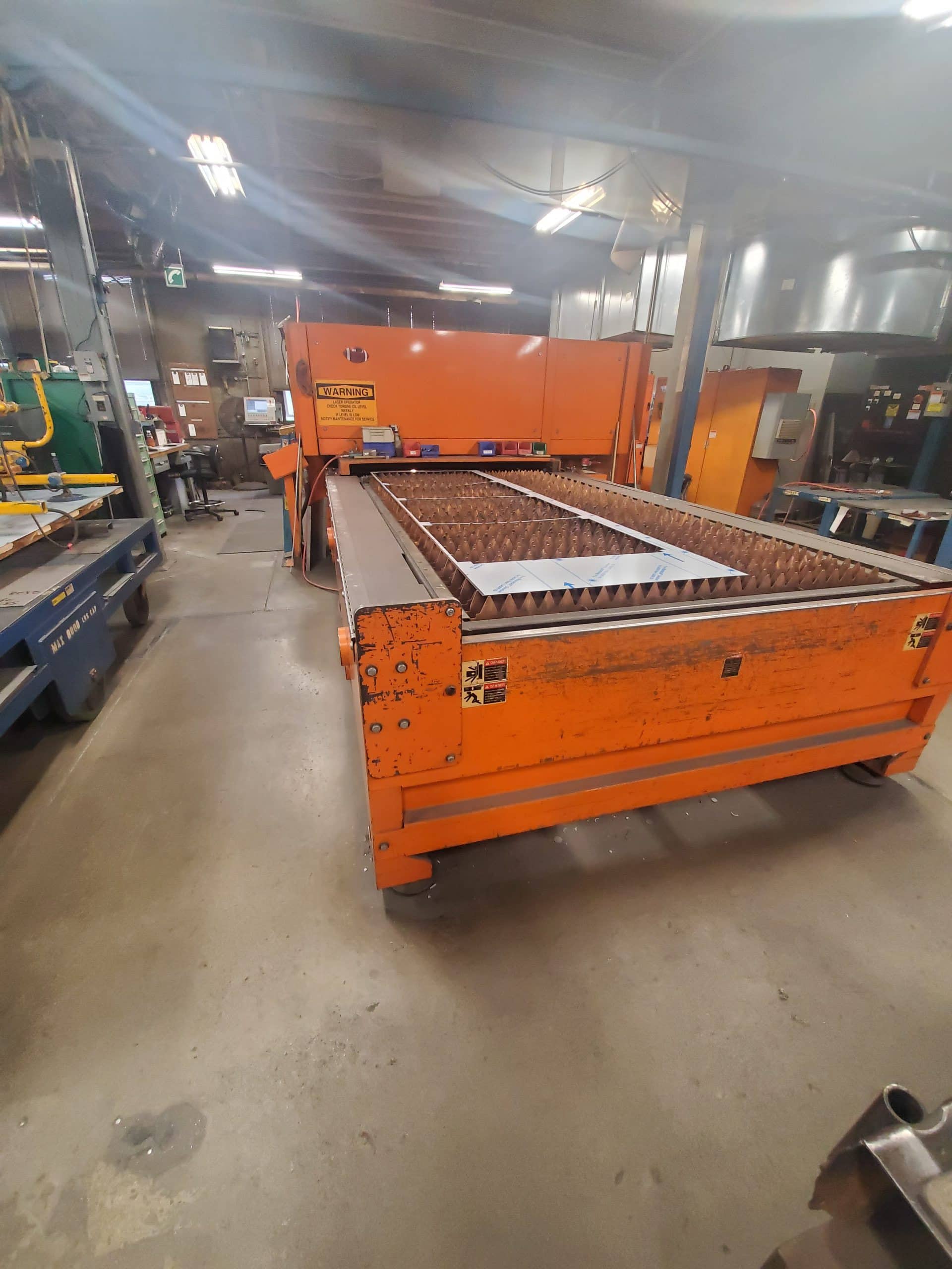 3500 Watt Bystronic BTL 3500 CO2 Laser, 1999 - 5'x10' Table